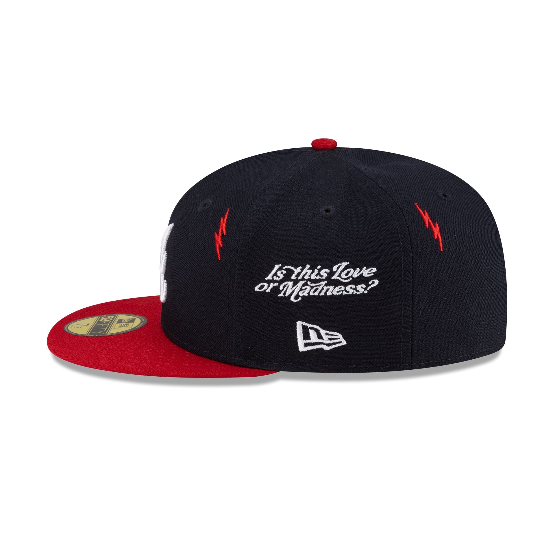 Diet Starts Monday x Atlanta Braves Lightening Bolts 59FIFTY Fitted Hat - Image 4