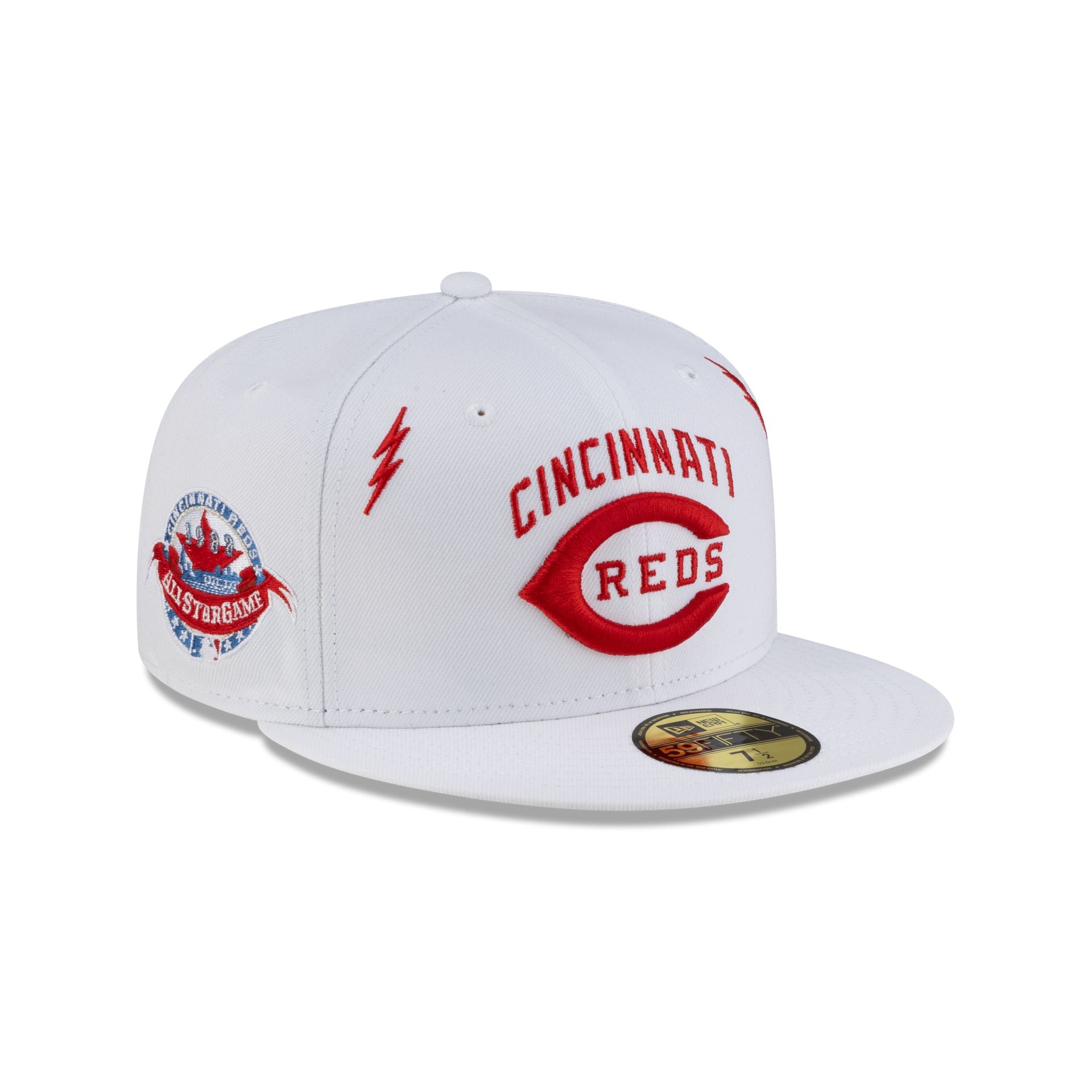 Diet Starts Monday x Cincinnati Reds Lightening Bolts 59FIFTY Fitted Hat - Image 3