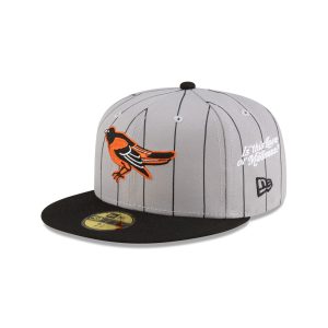 Diet Starts Monday x Baltimore Orioles Pinstripe 59FIFTY Fitted Hat