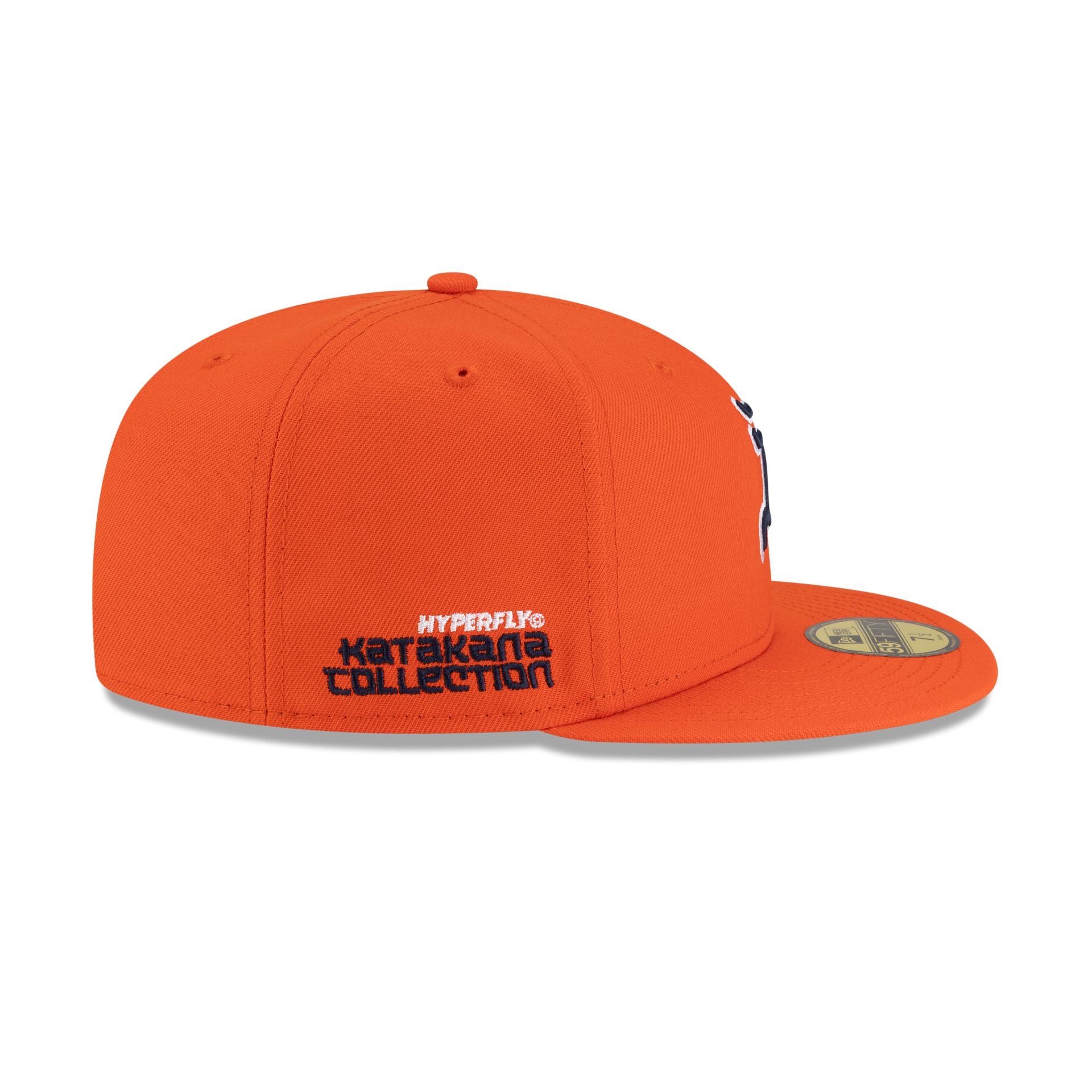 Hyperfly Katakana x Detroit Tigers Orange 59FIFTY Fitted Hat - Image 4