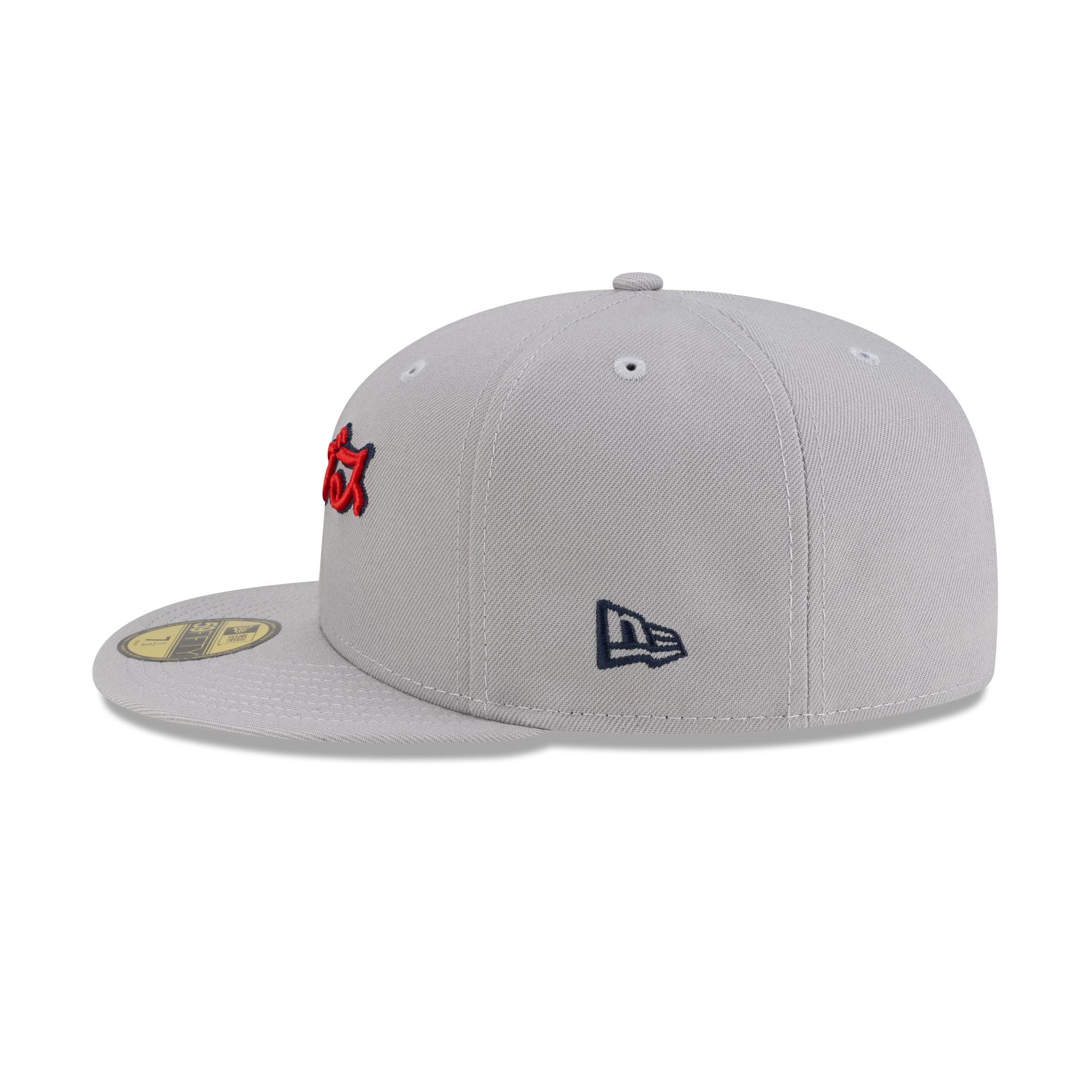 Hyperfly Katakana x Atlanta Braves Gray 59FIFTY Fitted Hat - Image 5