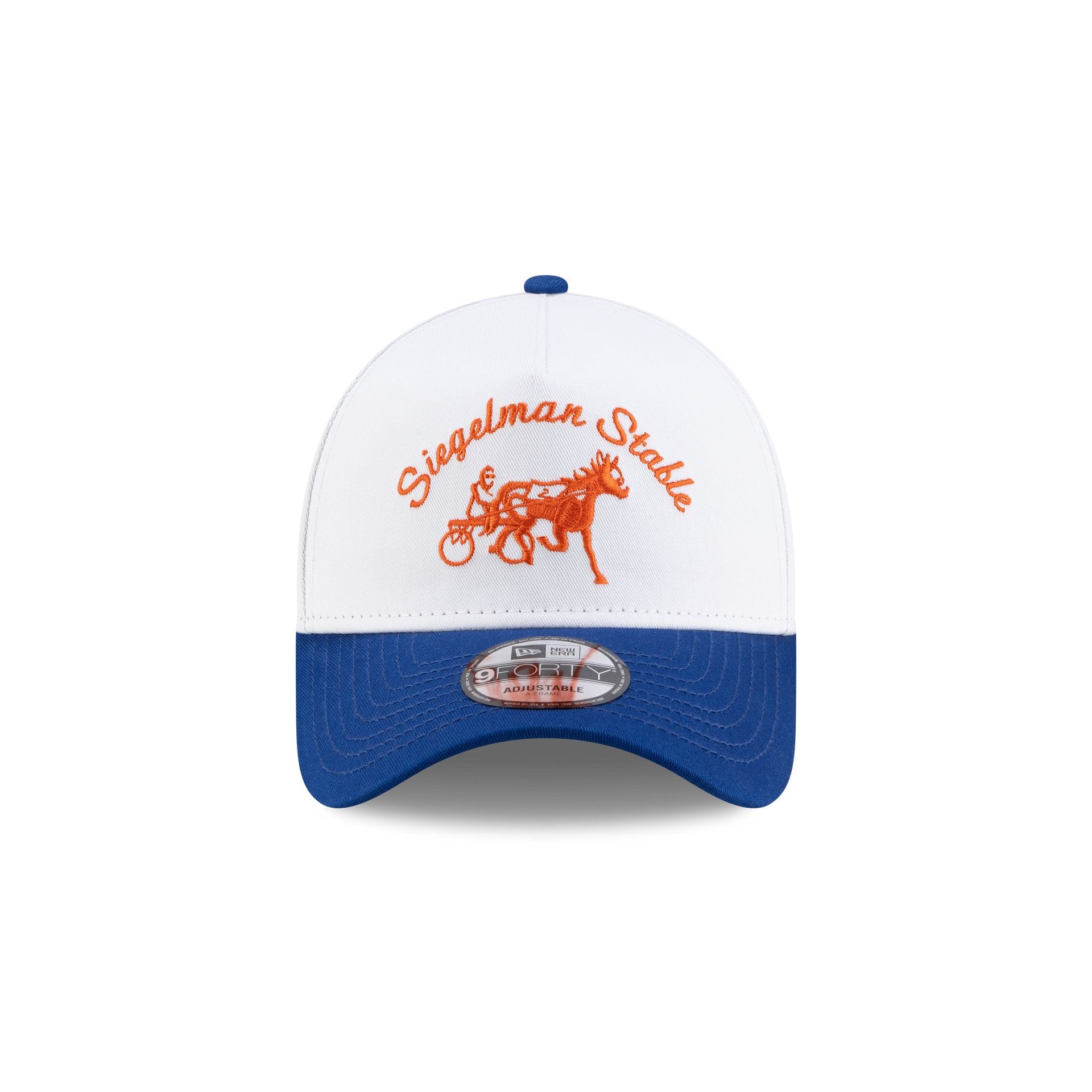 Siegelman Stable x New York Mets Blue Visor 9FORTY A-Frame Snapback Hat - Image 2