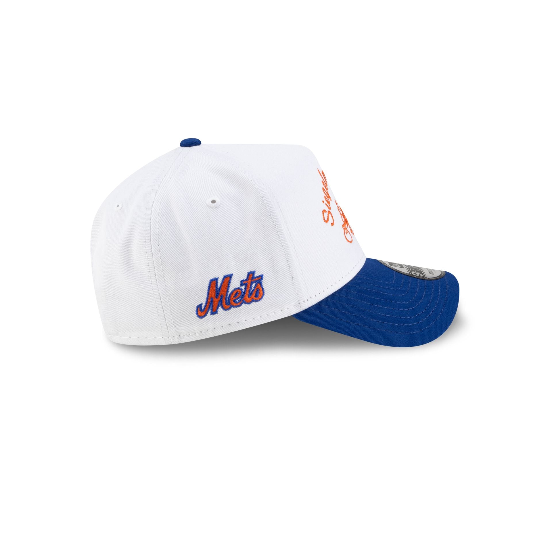 Siegelman Stable x New York Mets Blue Visor 9FORTY A-Frame Snapback Hat - Image 4