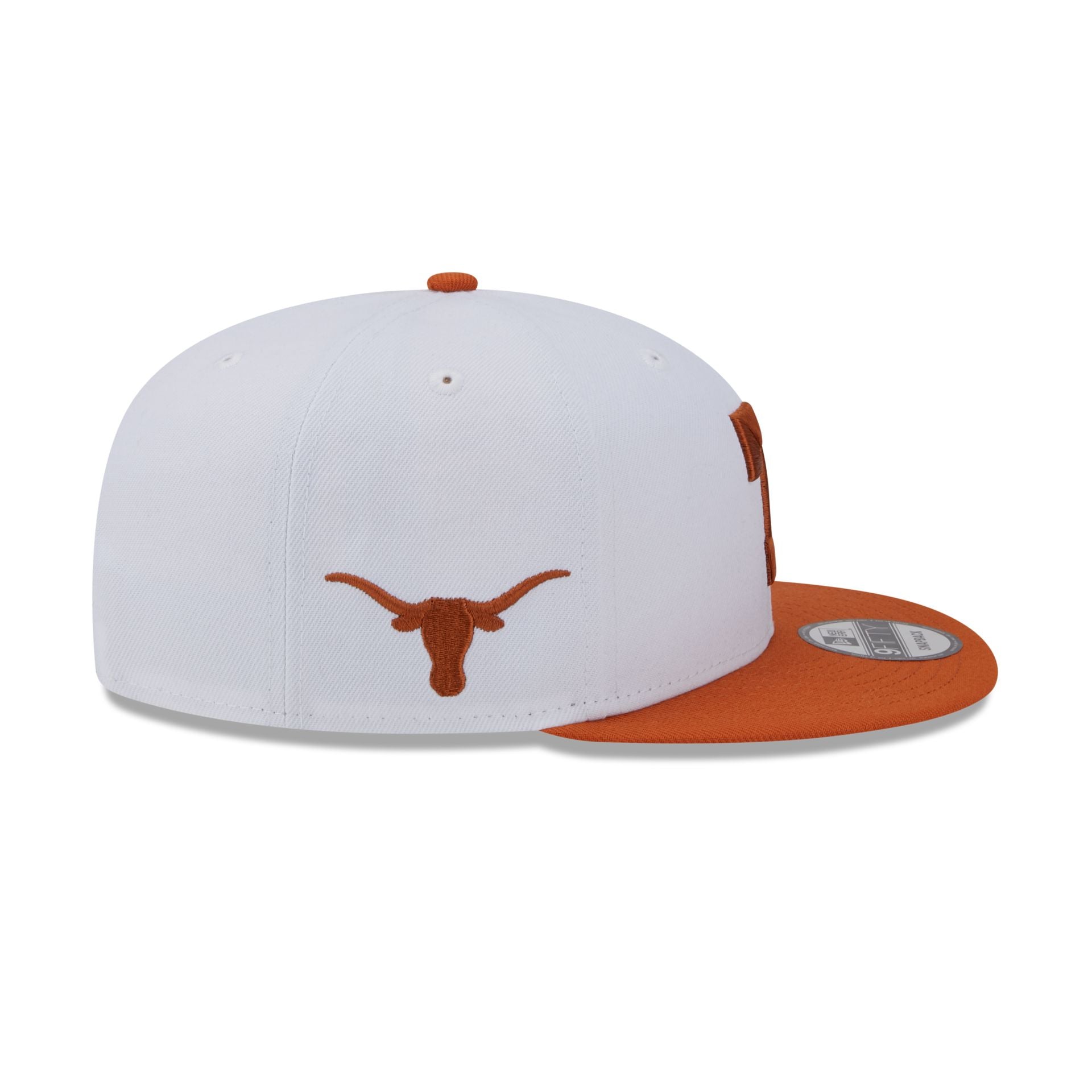 Texas Longhorns Chrome White 9FIFTY Snapback Hat - Image 4