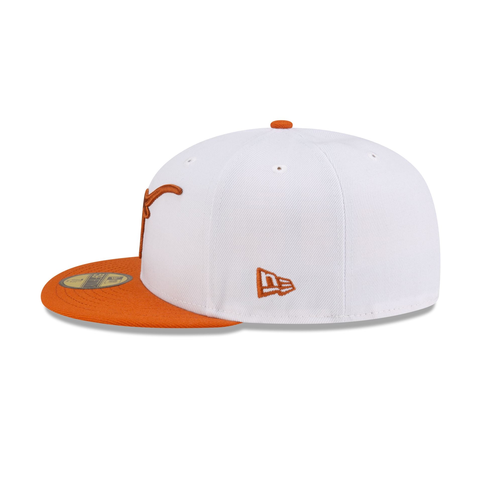 Texas Longhorns White 59FIFTY Fitted Hat - Image 5