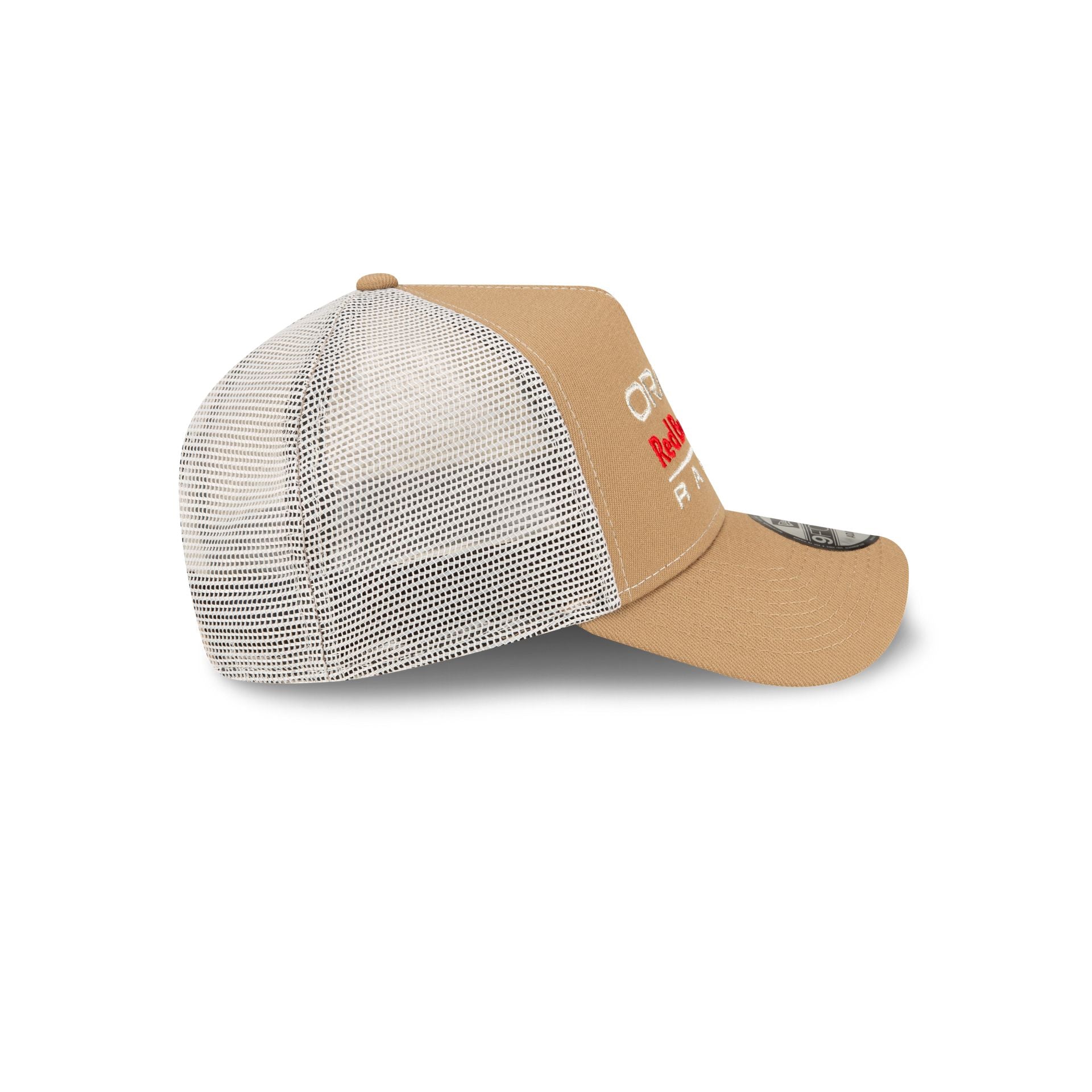 Oracle Red Bull Racing Essential Khaki 9FORTY A-Frame Trucker Hat - Image 5