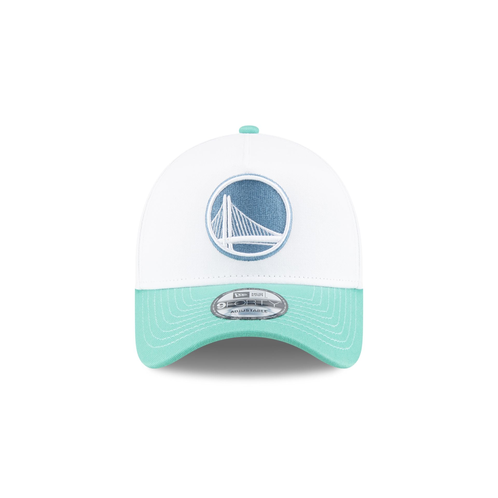 Golden State Warriors Spring Colorway 9FORTY A-Frame Snapback Hat - Image 2