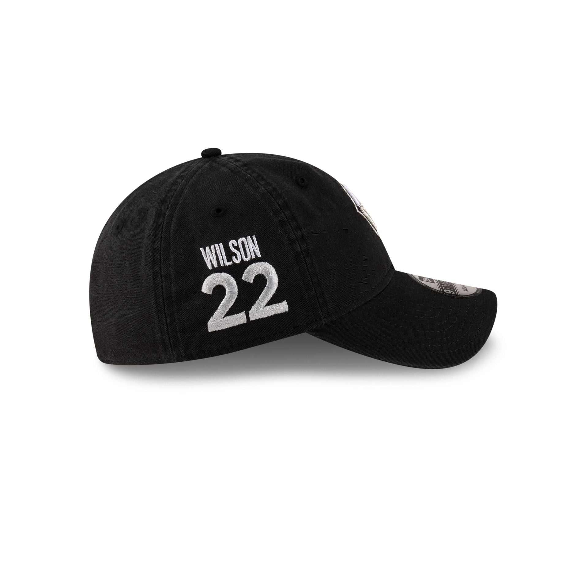 Las Vegas Aces A'ja Wilson Black 9TWENTY Adjustable Hat - Image 4