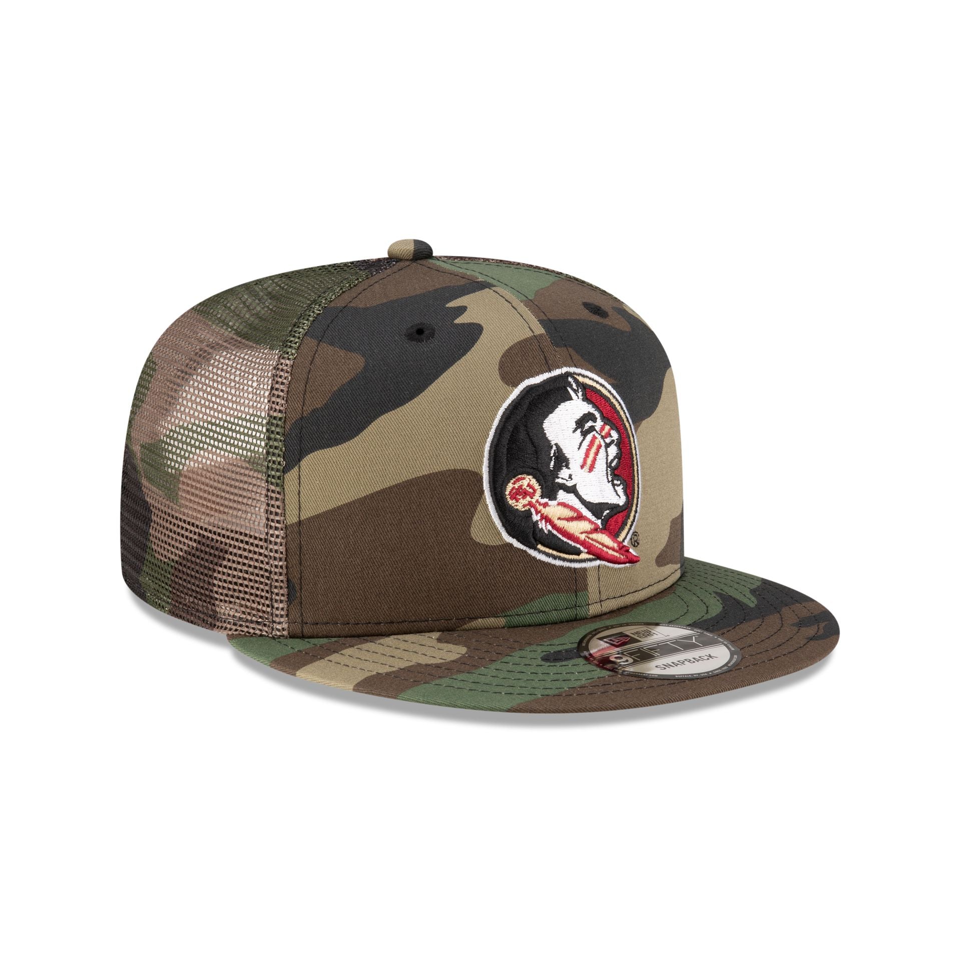 Florida State Seminoles Camo 9FIFTY Trucker Hat - Image 3