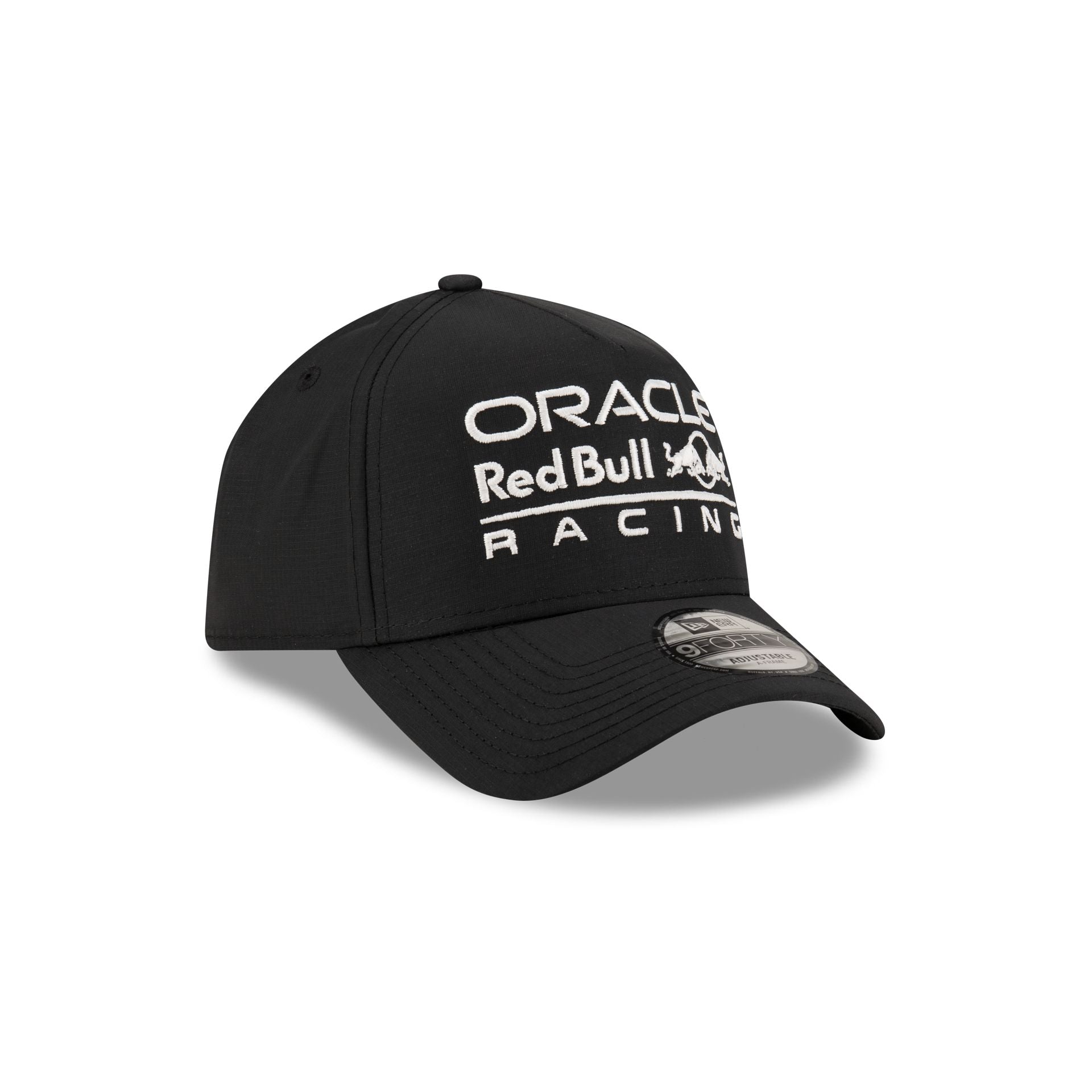 Oracle Red Bull Racing Race Essentials Black 9FORTY A-Frame Snapback Hat - Image 5