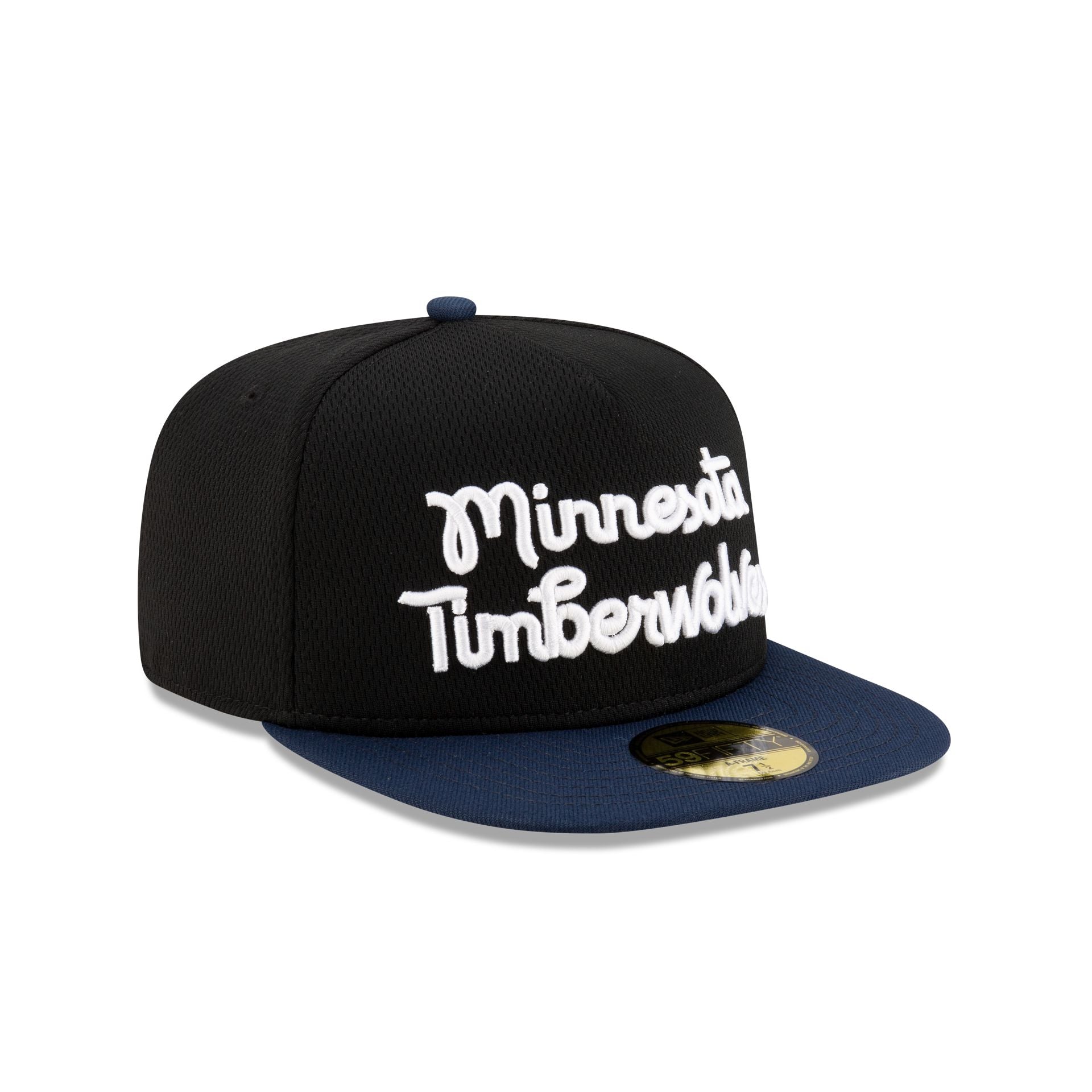 Minnesota Timberwolves Dashmark Mesh 59FIFTY A-Frame Fitted Hat - Image 3