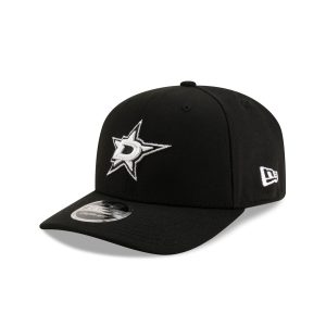 Dallas Stars Black 9SEVENTY Stretch-Snap Hat