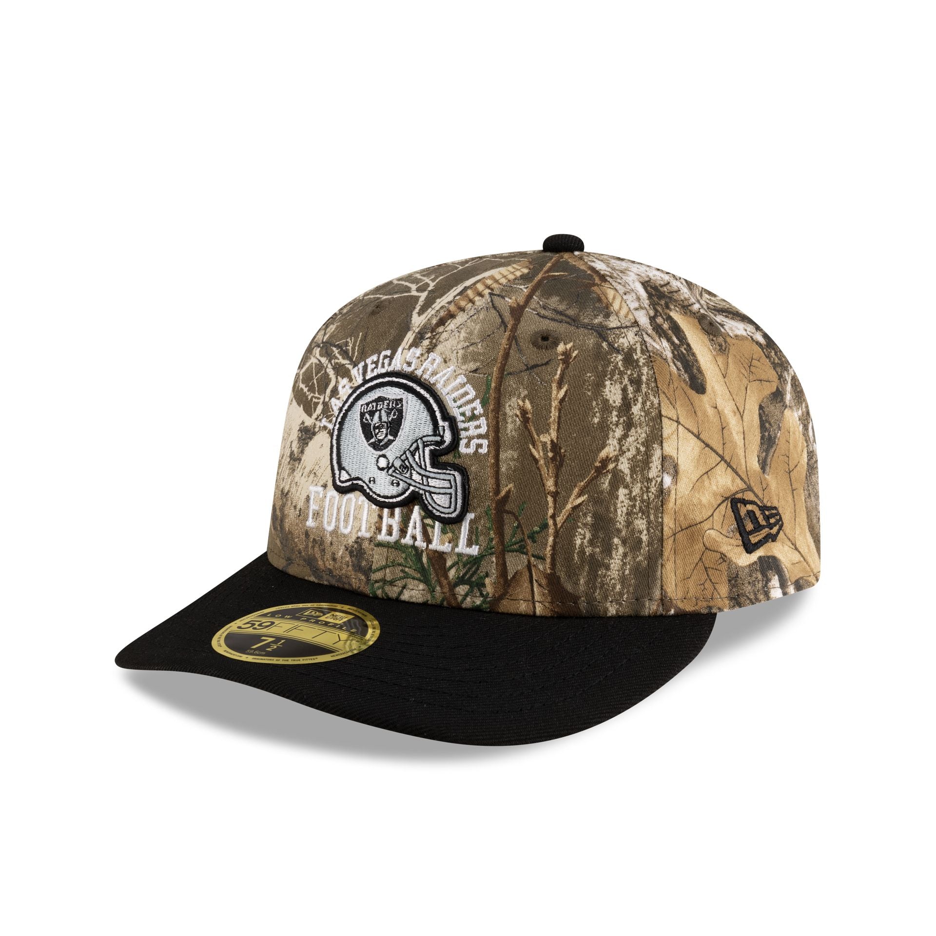 Just Caps Realtree Las Vegas Raiders Low Profile 59FIFTY Fitted Hat - Image 3