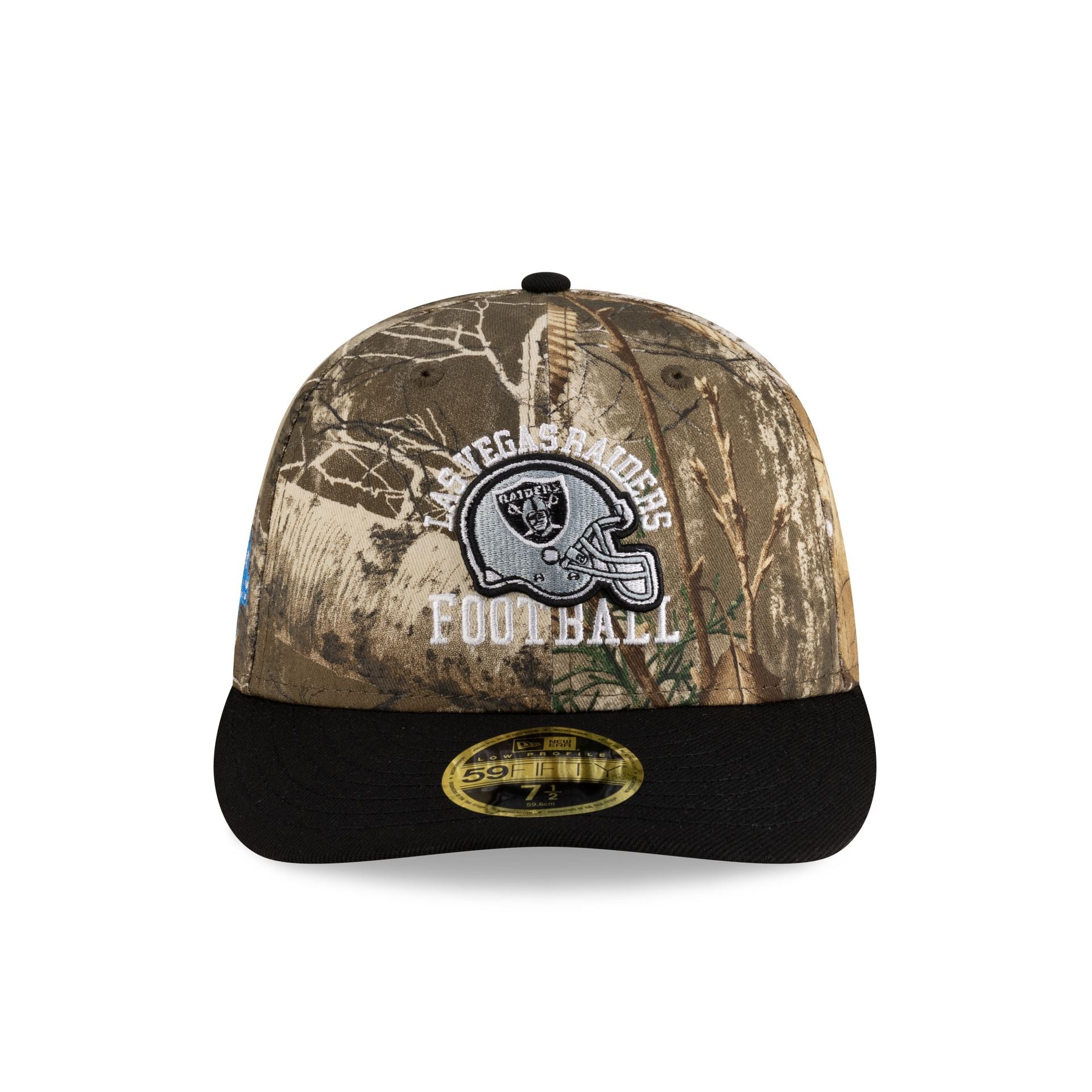 Just Caps Realtree Las Vegas Raiders Low Profile 59FIFTY Fitted Hat - Image 2