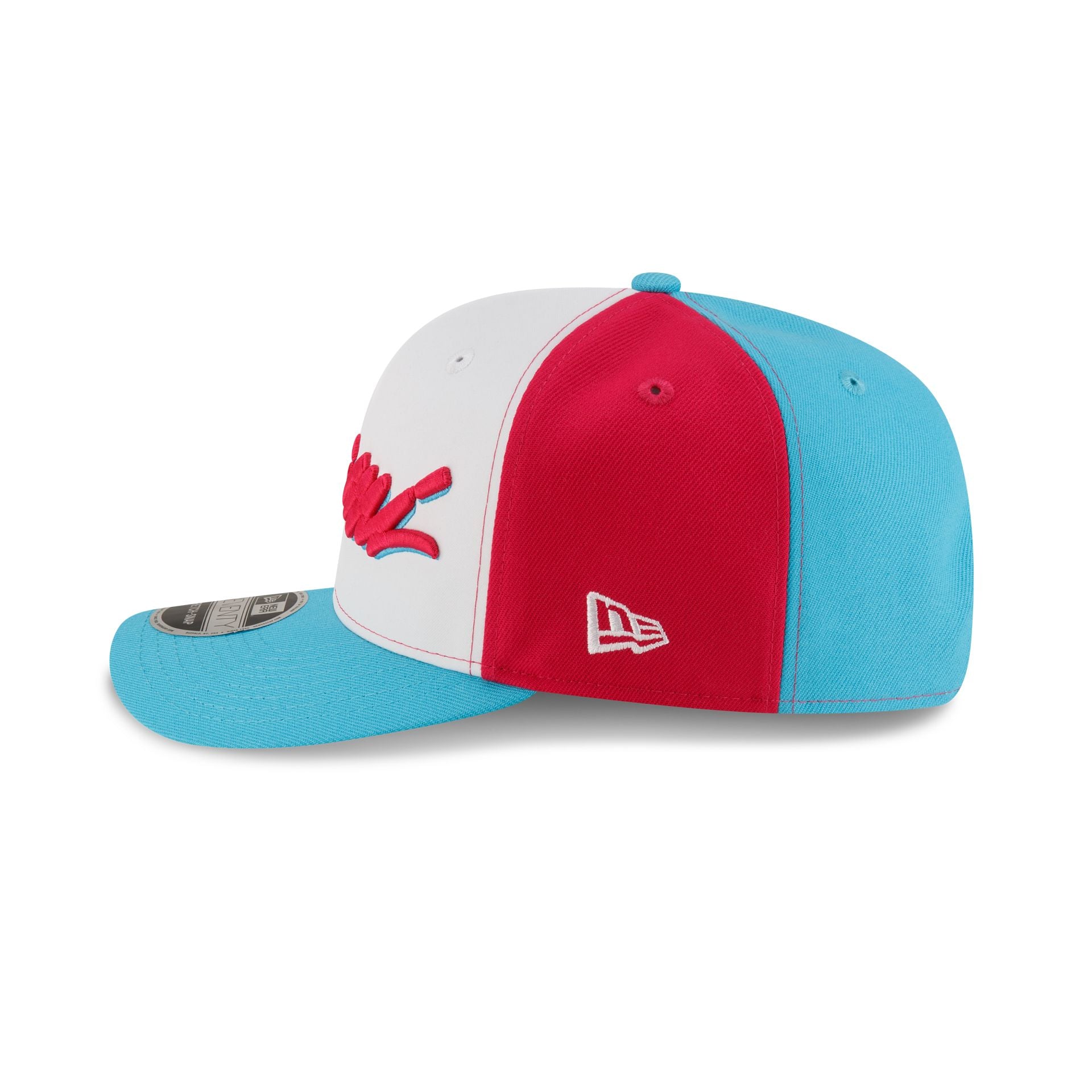 Tyler Herro x Miami Heat Vice Blue Brightrose 9SEVENTY Stretch-Snap Hat - Image 5