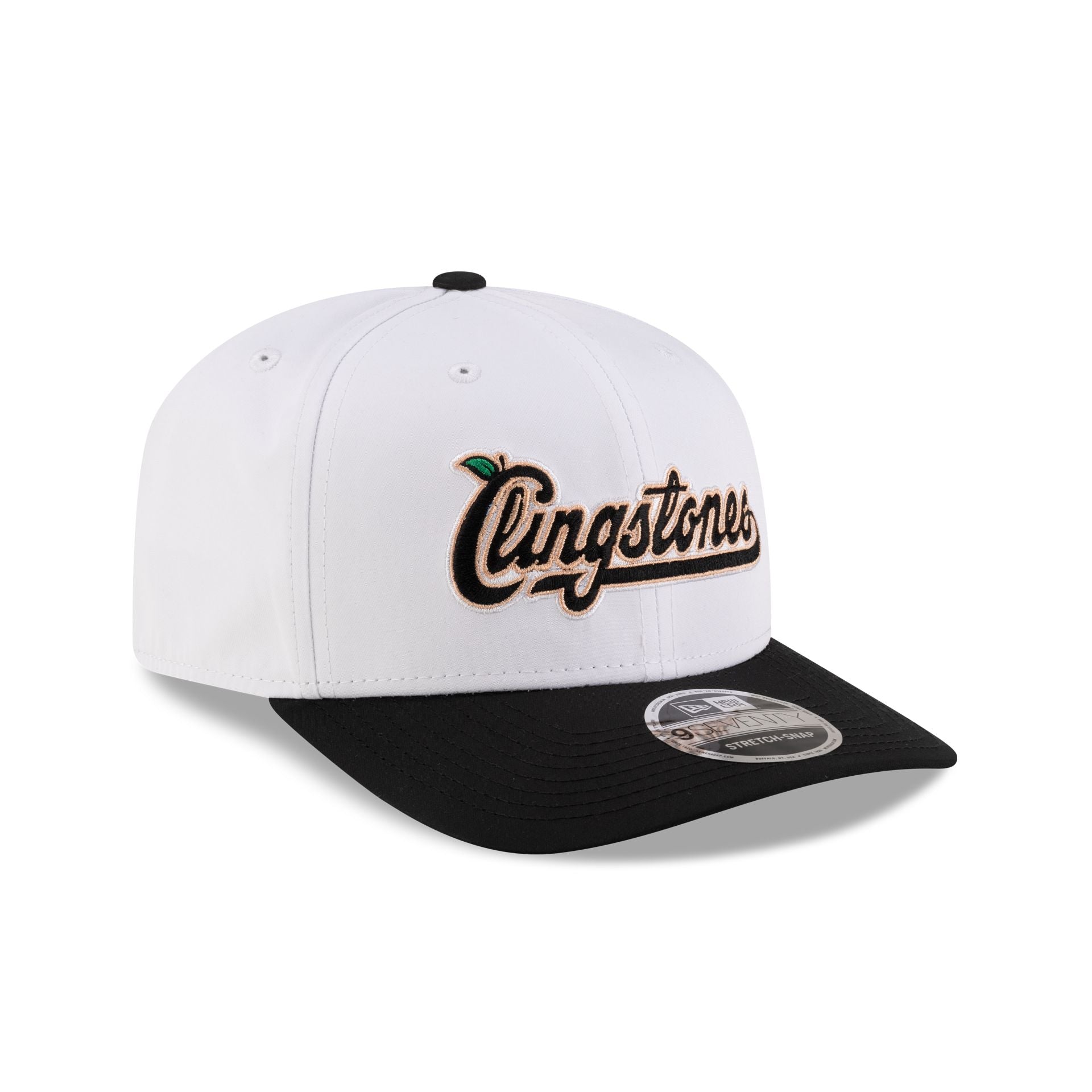 Columbus Clingstones Optic White 9SEVENTY Stretch-Snap Hat - Image 3