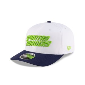 Hub City Spartanburgers Optic White 9SEVENTY Stretch-Snap Hat