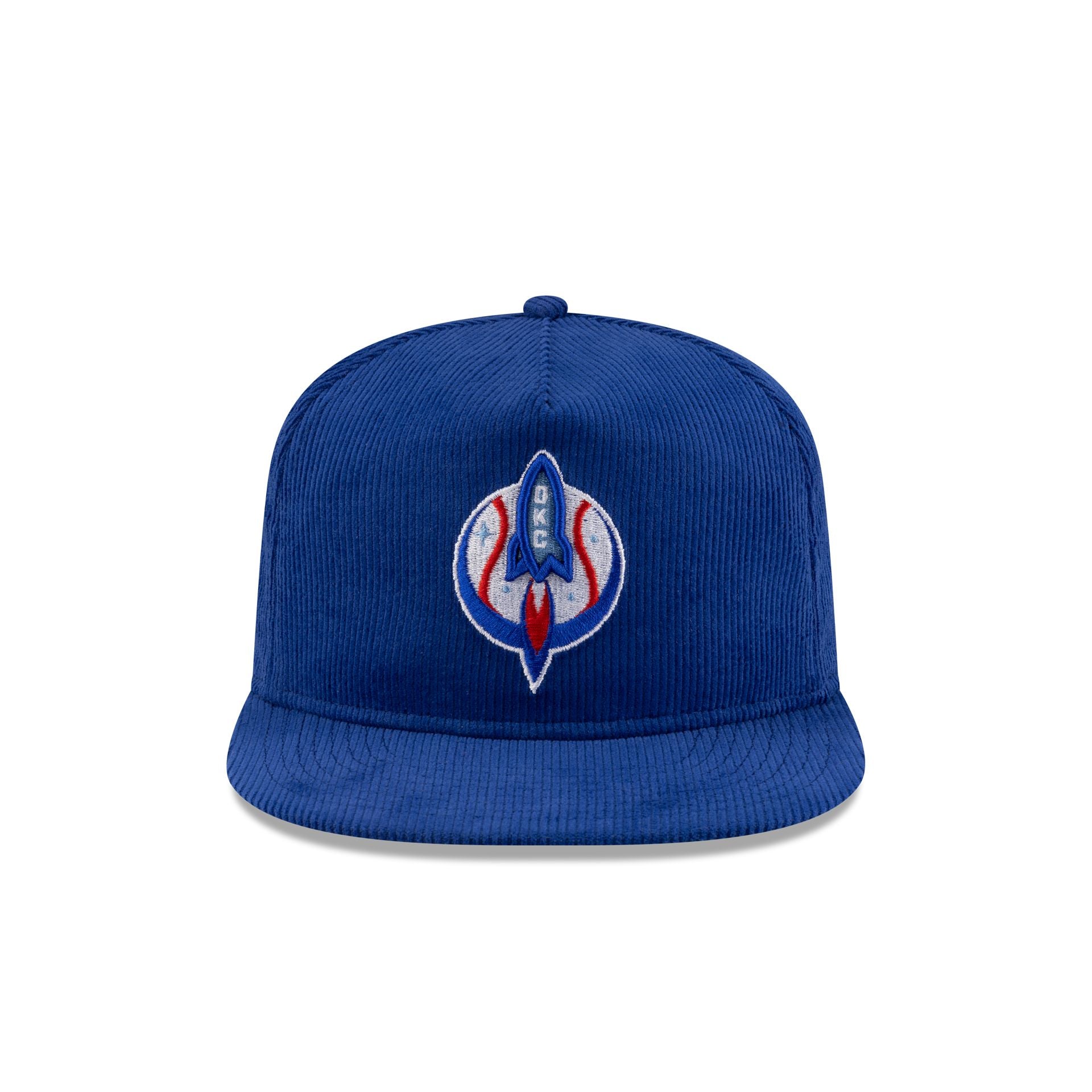 Oklahoma City Comets Light Royal Corduroy Golfer Hat - Image 2