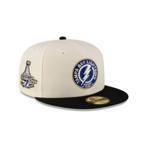 Just Caps Stanley Cup Champions Tampa Bay Lightning 59FIFTY Fitted Hat