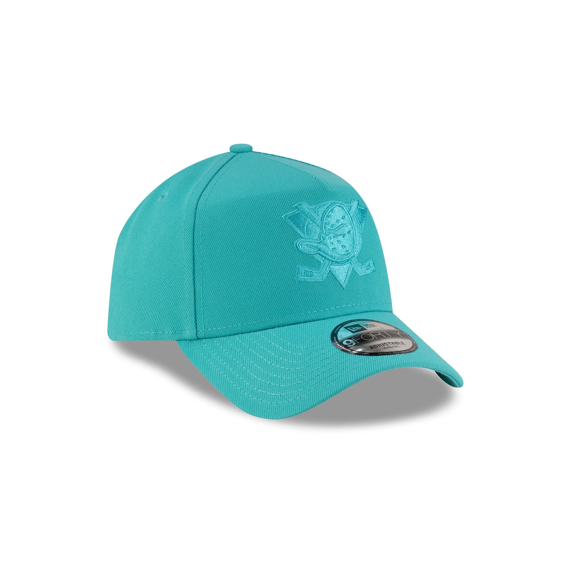 Anaheim Ducks Teal 9FORTY A-Frame Snapback Hat - Image 3