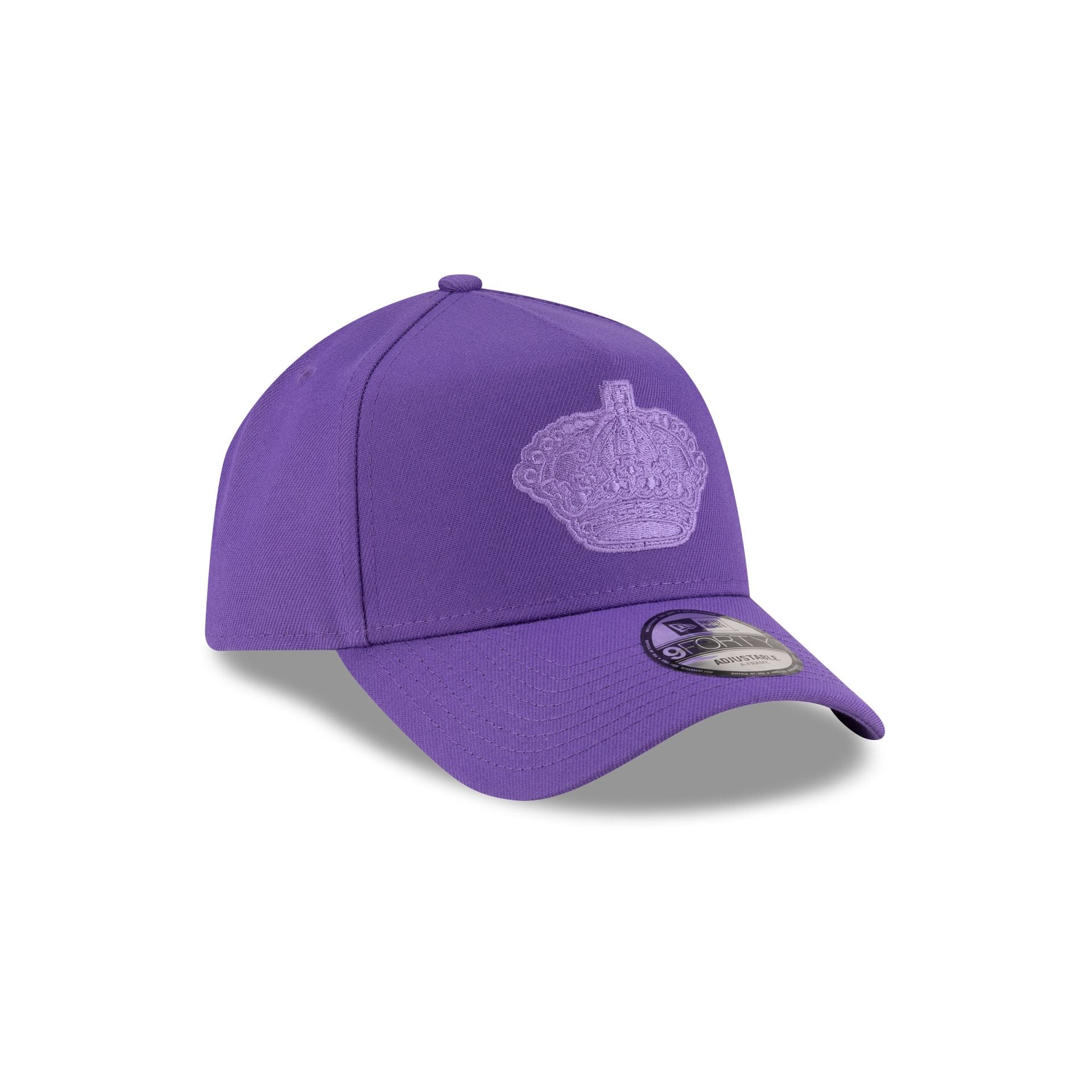 Los Angeles Kings Varsity Purple 9FORTY A-Frame Snapback Hat - Image 3
