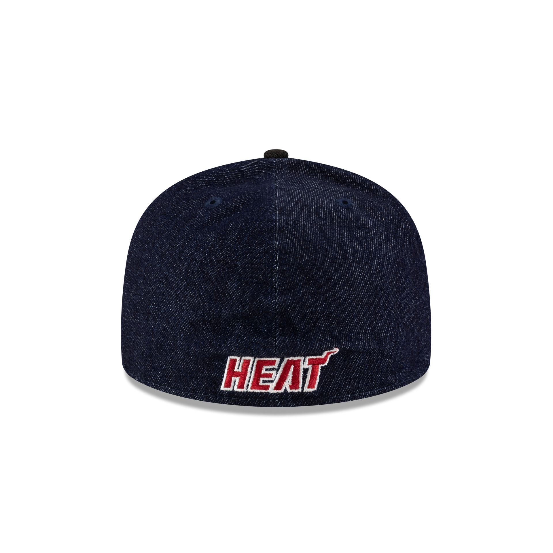 Miami Heat Navy Denim 59FIFTY A-Frame Fitted Hat - Image 6