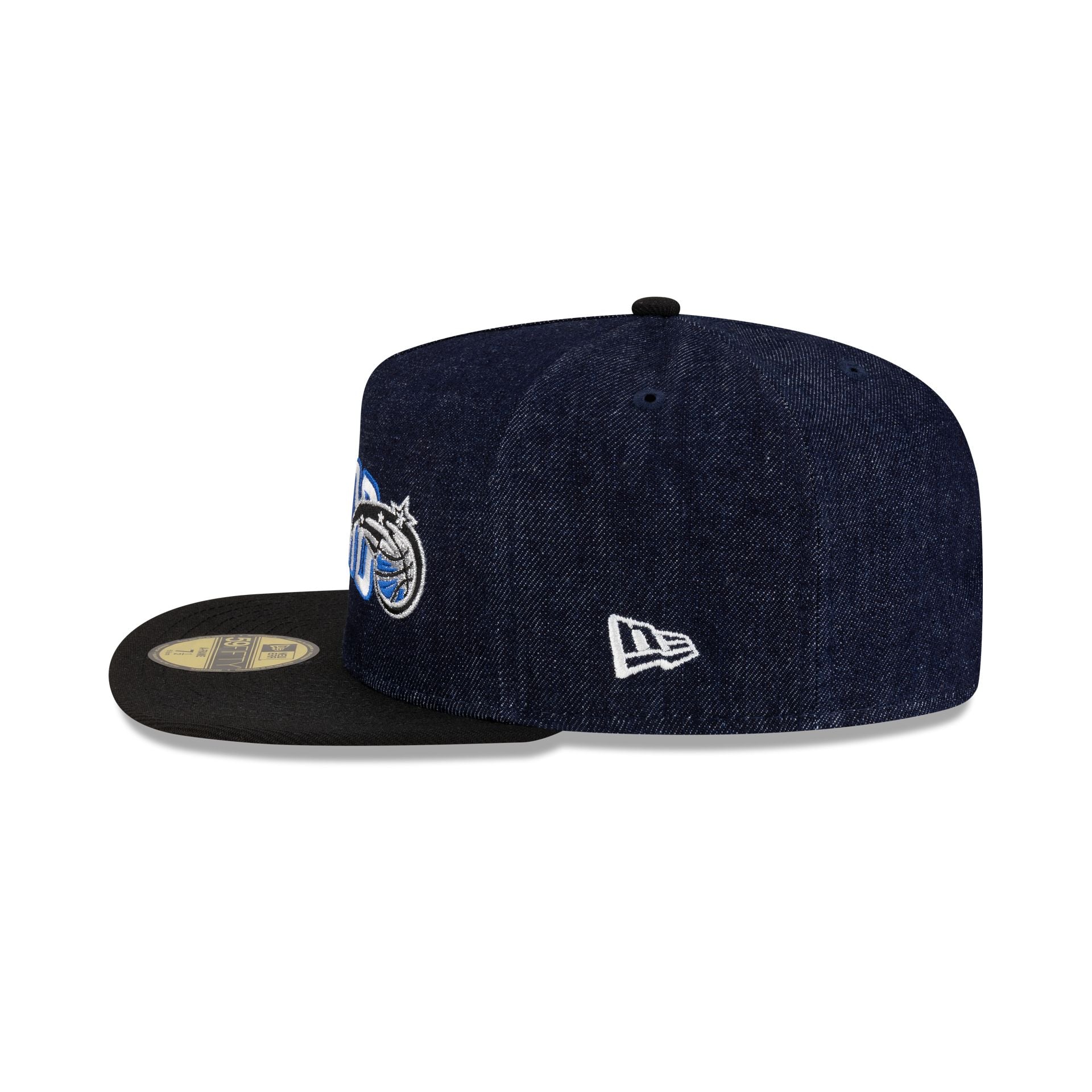 Orlando Magic Navy Denim 59FIFTY A-Frame Fitted Hat - Image 4