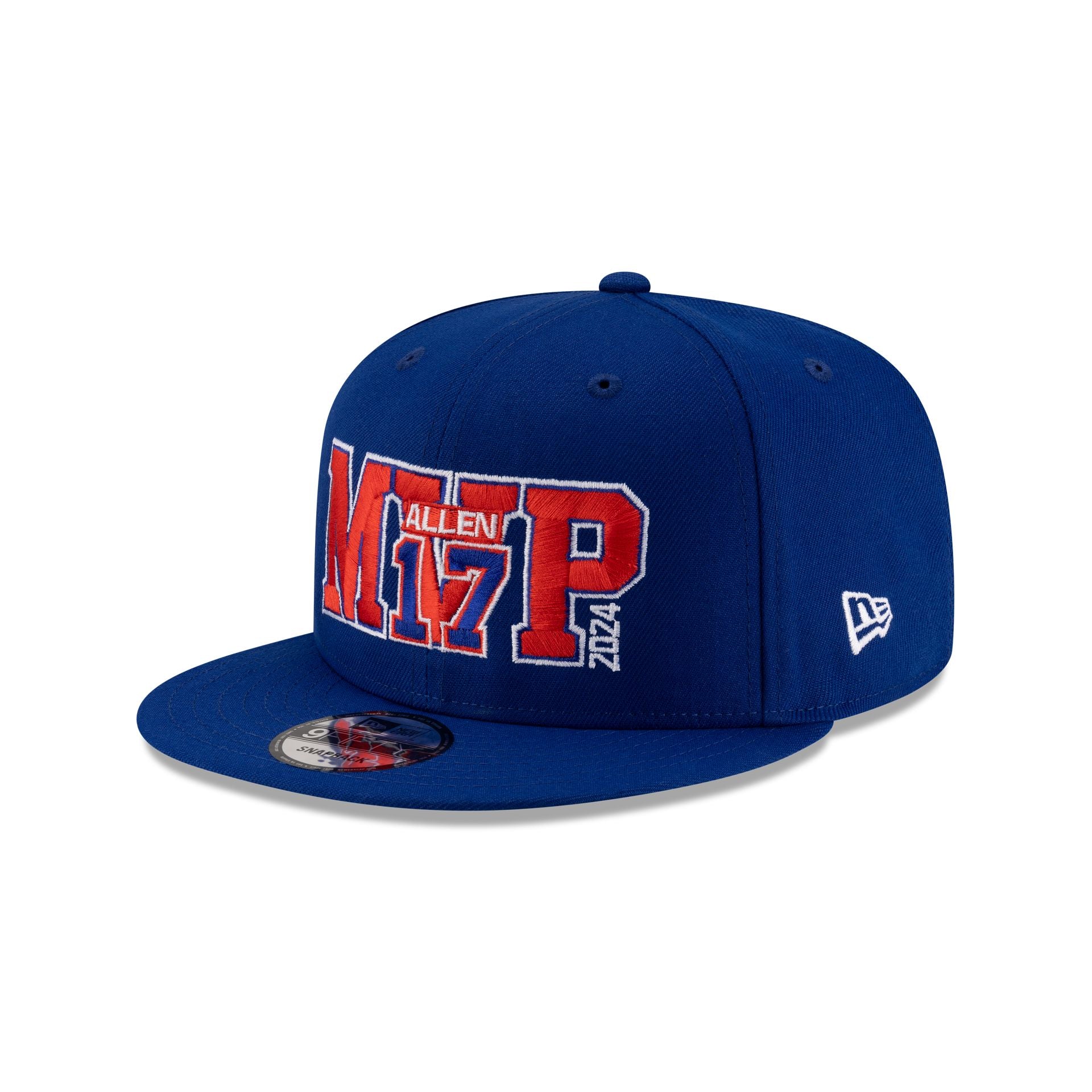 Buffalo Bills Josh Allen MVP Royal Blue 9FIFTY Snapback Hat - Image 3