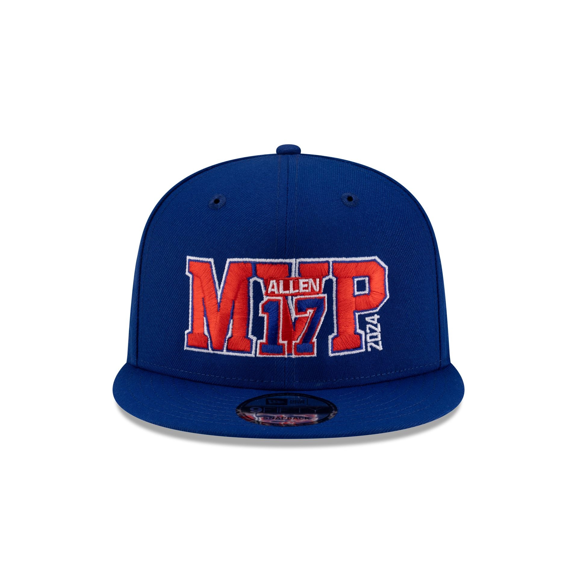 Buffalo Bills Josh Allen MVP Royal Blue 9FIFTY Snapback Hat - Image 2