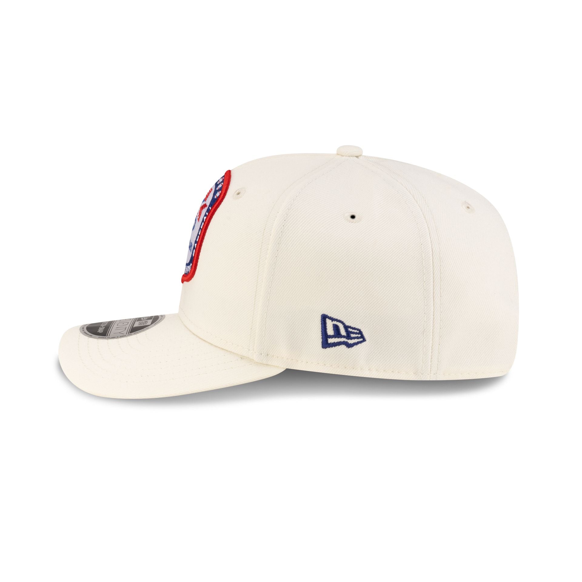 Los Angeles Dodgers 1984 Olympics Chrome White 9SEVENTY Stretch-Snap Hat - Image 5