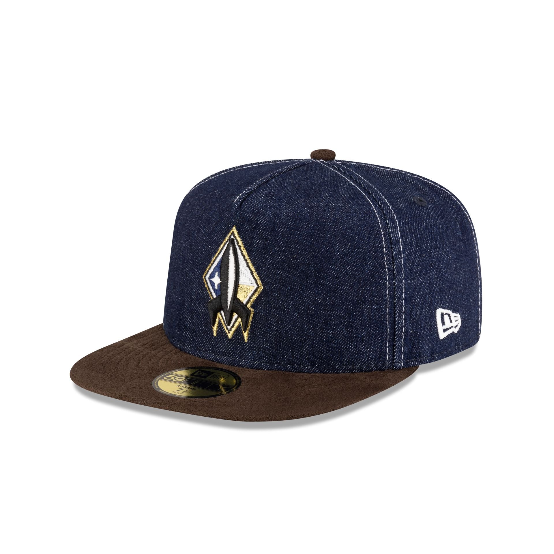 Sugar Land Space Cowboys Houston Pack Denim 59FIFTY A-Frame Fitted Hat