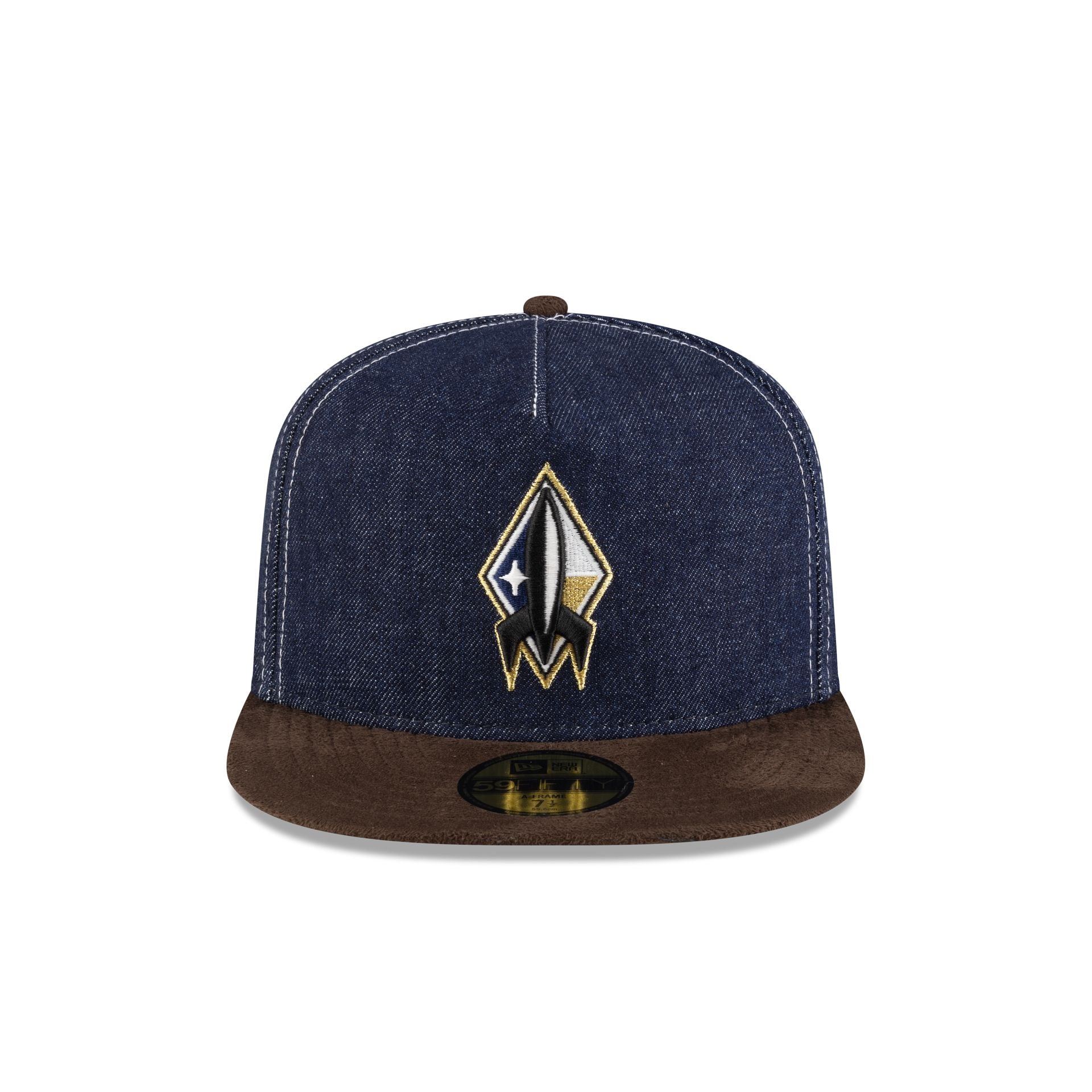 Sugar Land Space Cowboys Houston Pack Denim 59FIFTY A-Frame Fitted Hat - Image 2