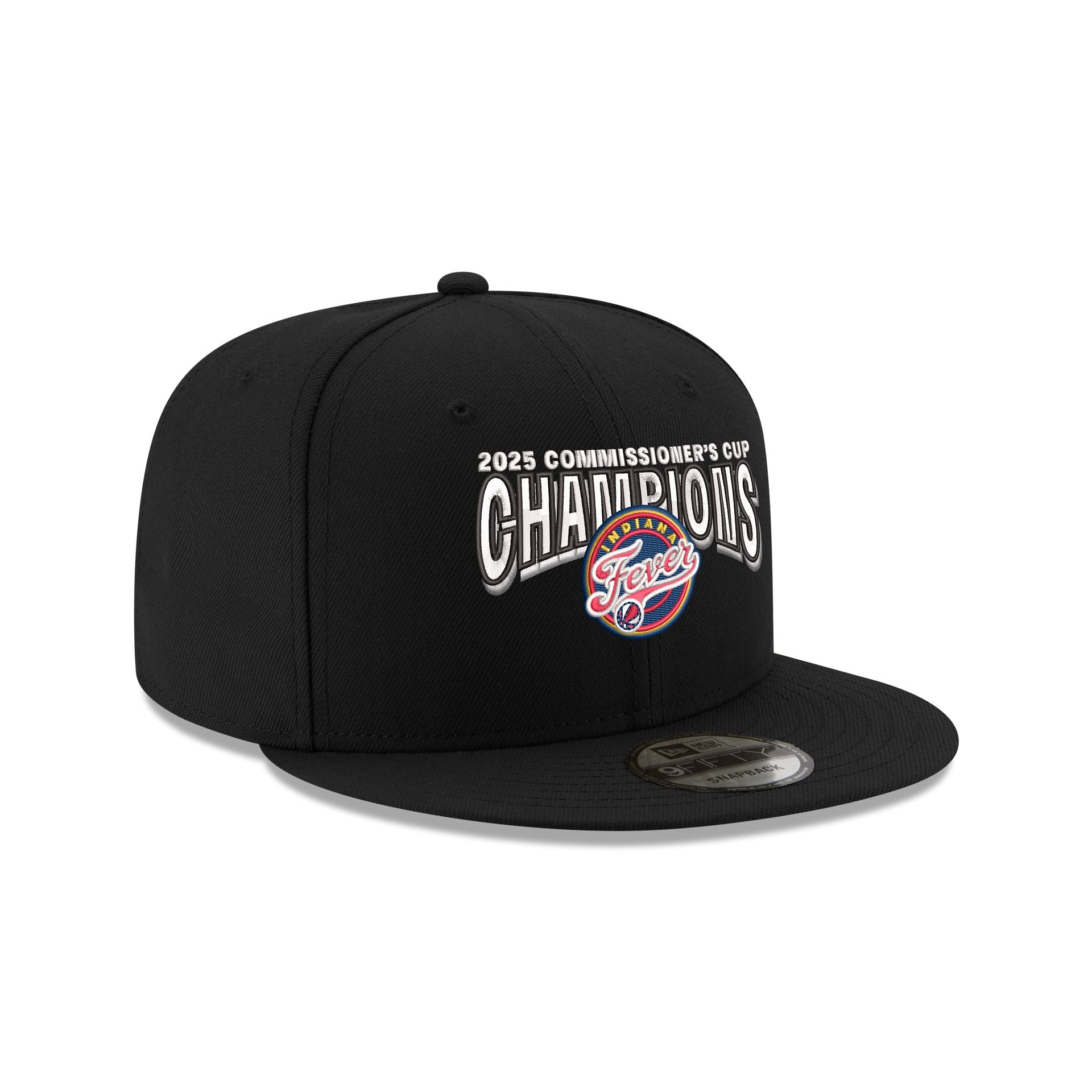 Indiana Fever 2025 WNBA Commissioner's Cup Champions 9FIFTY Snapback Hat - Image 3