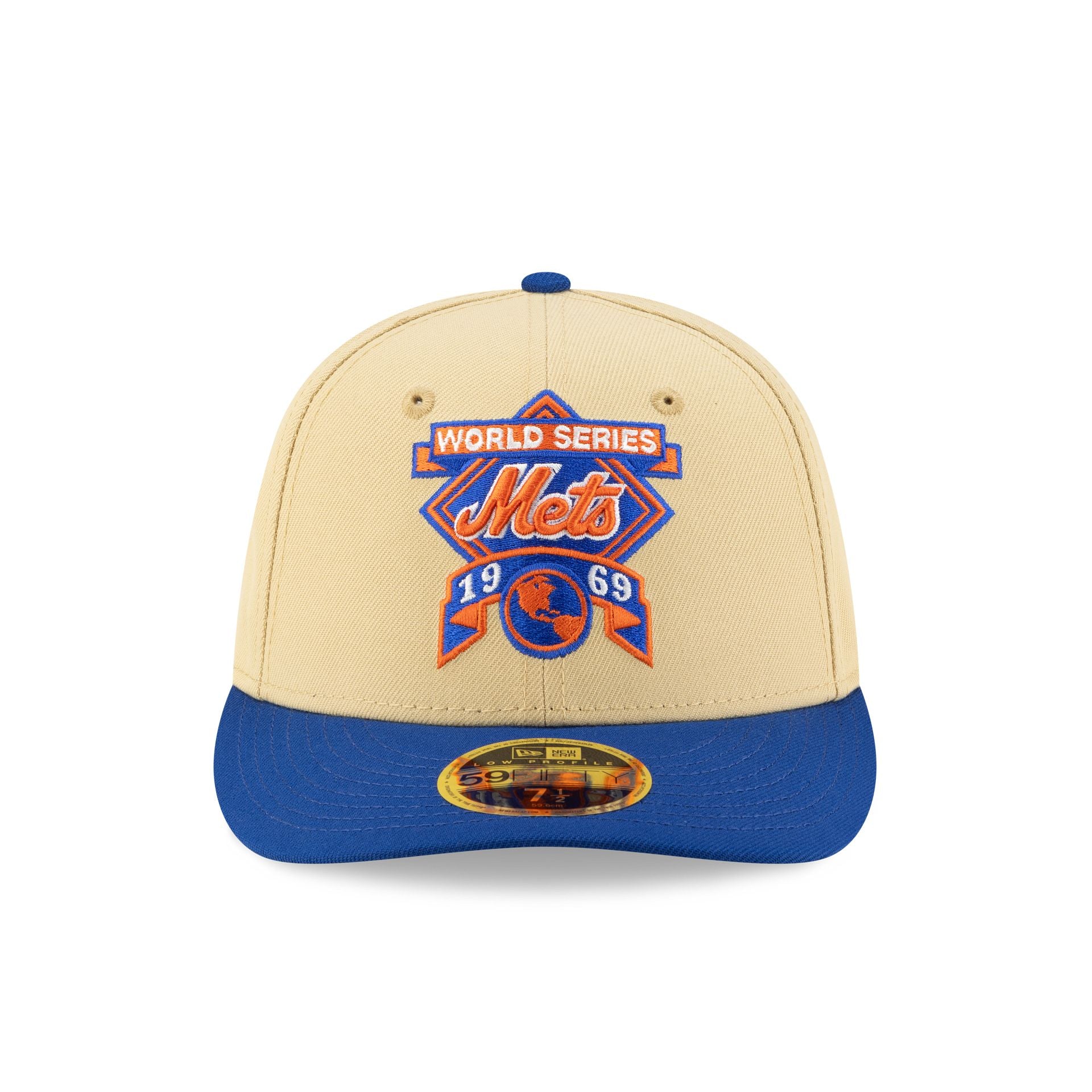 New York Mets World Series Low Profile 59FIFTY Fitted Hat - Image 2