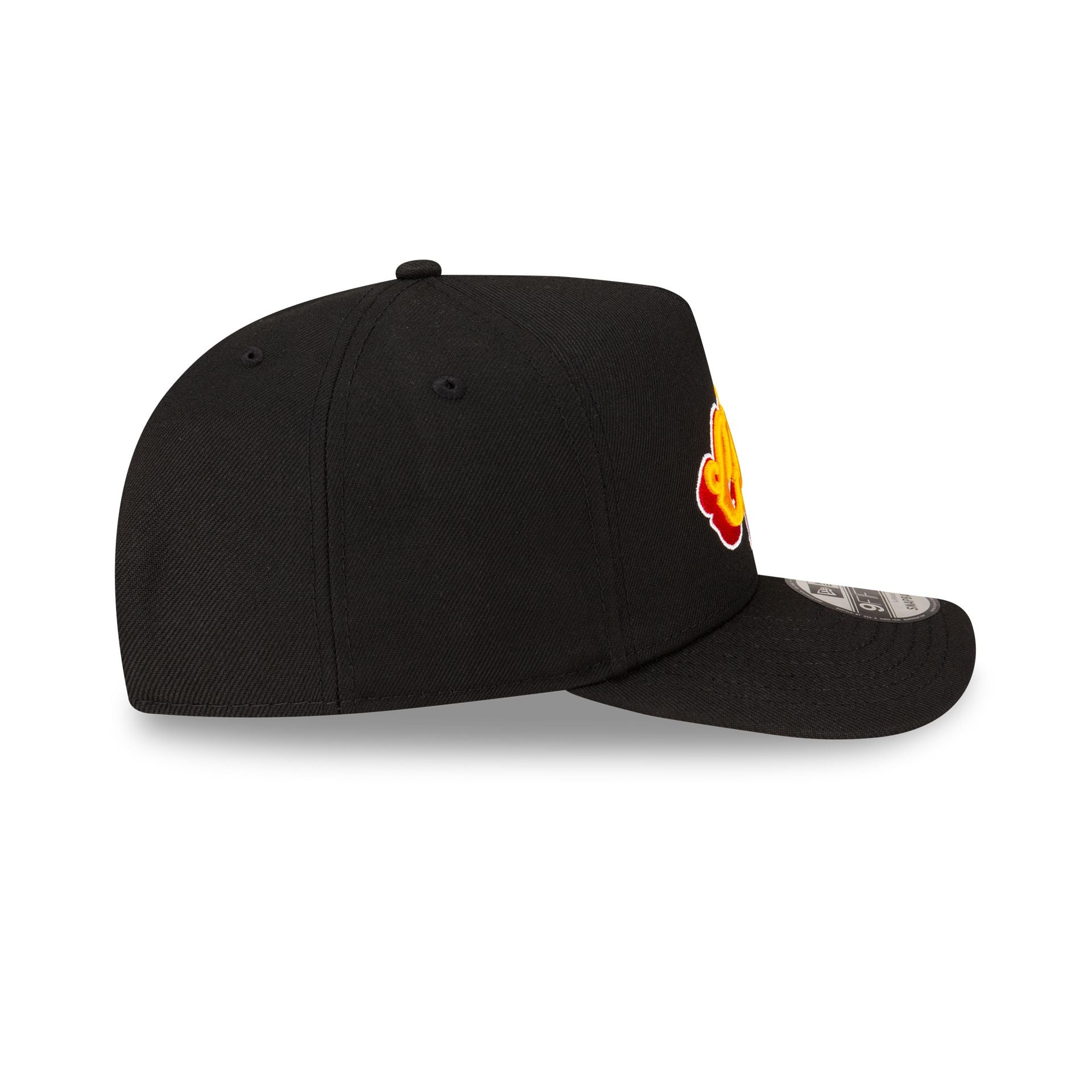 Born x Raised x Kansas City Chiefs Script Black 9FIFTY A-Frame Snapback Hat - Image 5