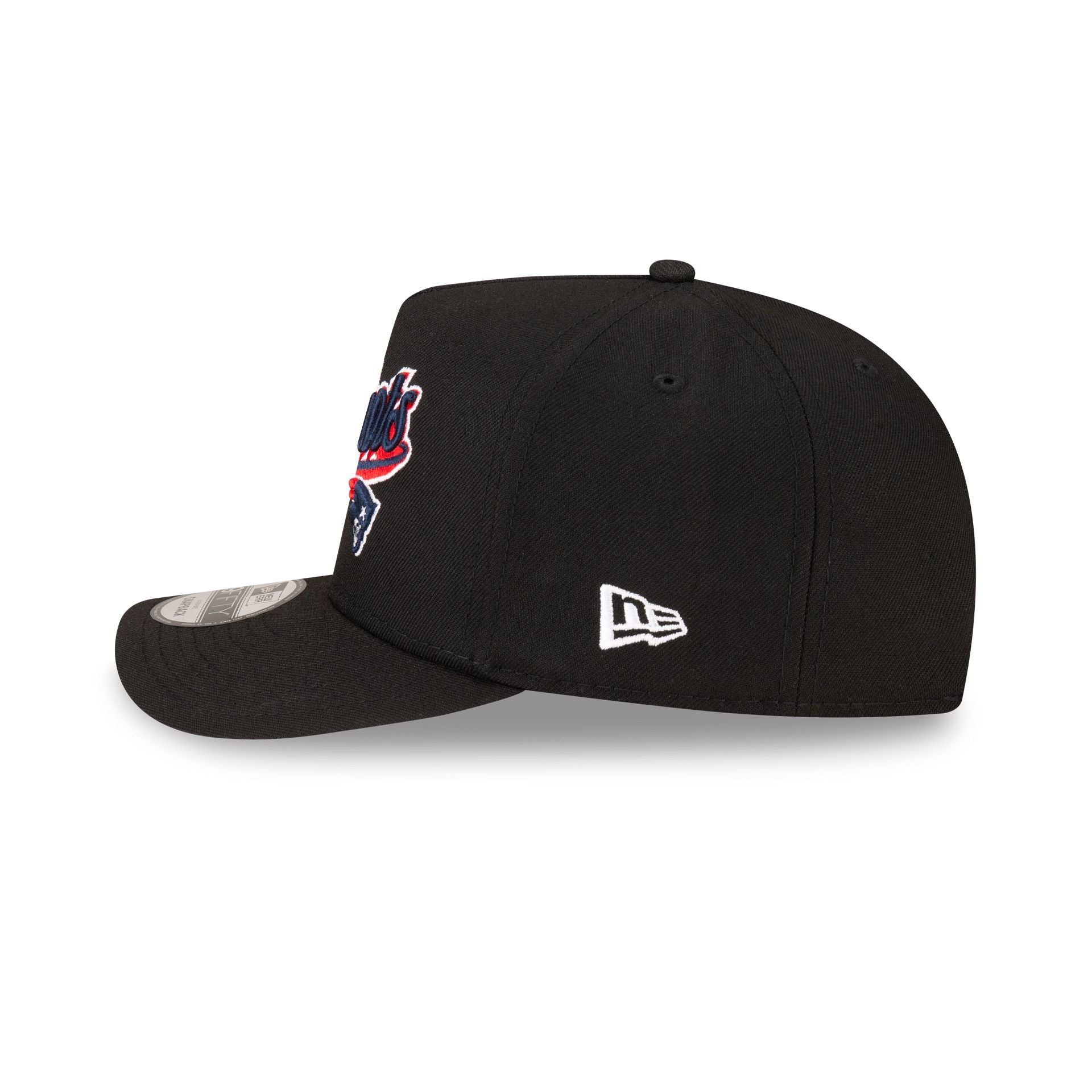 Born x Raised x New England Patriots Script Black 9FIFTY A-Frame Snapback Hat - Image 4