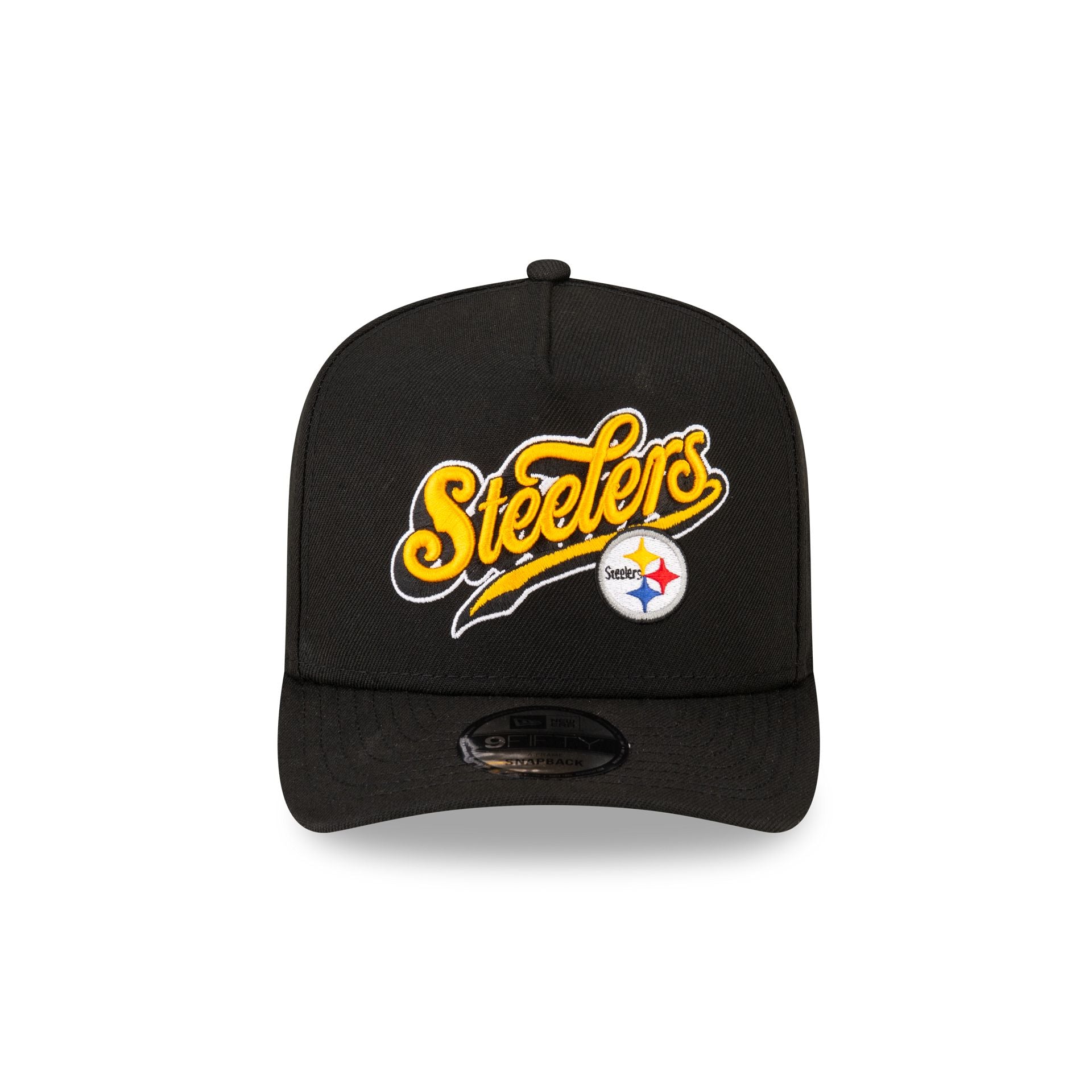Born x Raised x Pittsburgh Steelers Script Black 9FIFTY A-Frame Snapback Hat - Image 2