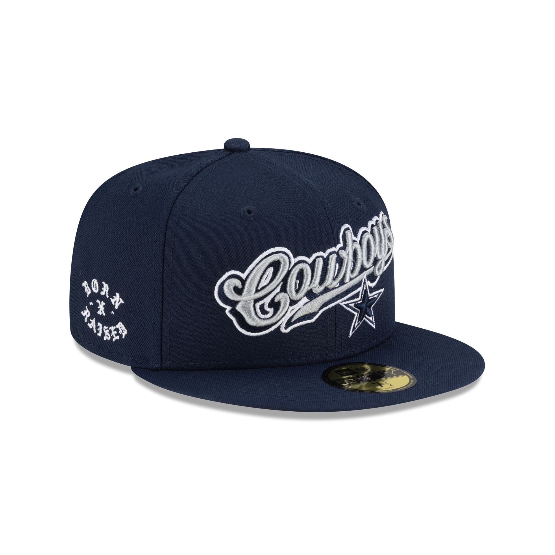 Born x Raised x Dallas Cowboys Script 59FIFTY Fitted Hat