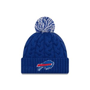 Buffalo Bills Cozy Cable Women's Pom Knit Hat