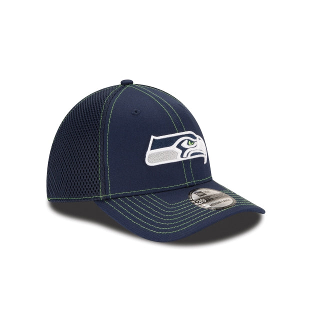 Seattle Seahawks Neo 39THIRTY Stretch Fit Hat - Image 3