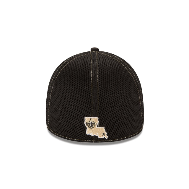 New Orleans Saints Neo 39THIRTY Stretch Fit Hat - Image 4