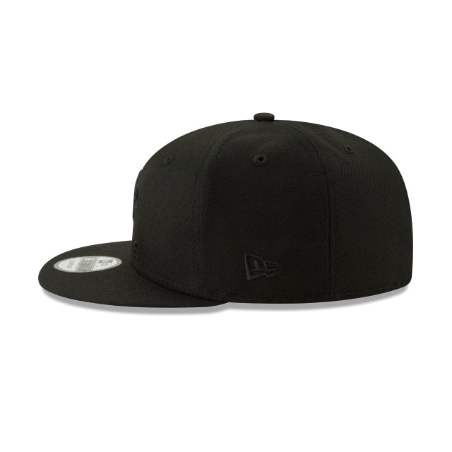 New Orleans Saints Basic Black On Black 9FIFTY Snapback Hat - Image 5