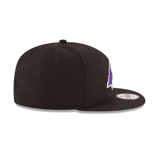 Los Angeles Lakers Black 9FIFTY Snapback Hat - Image 6