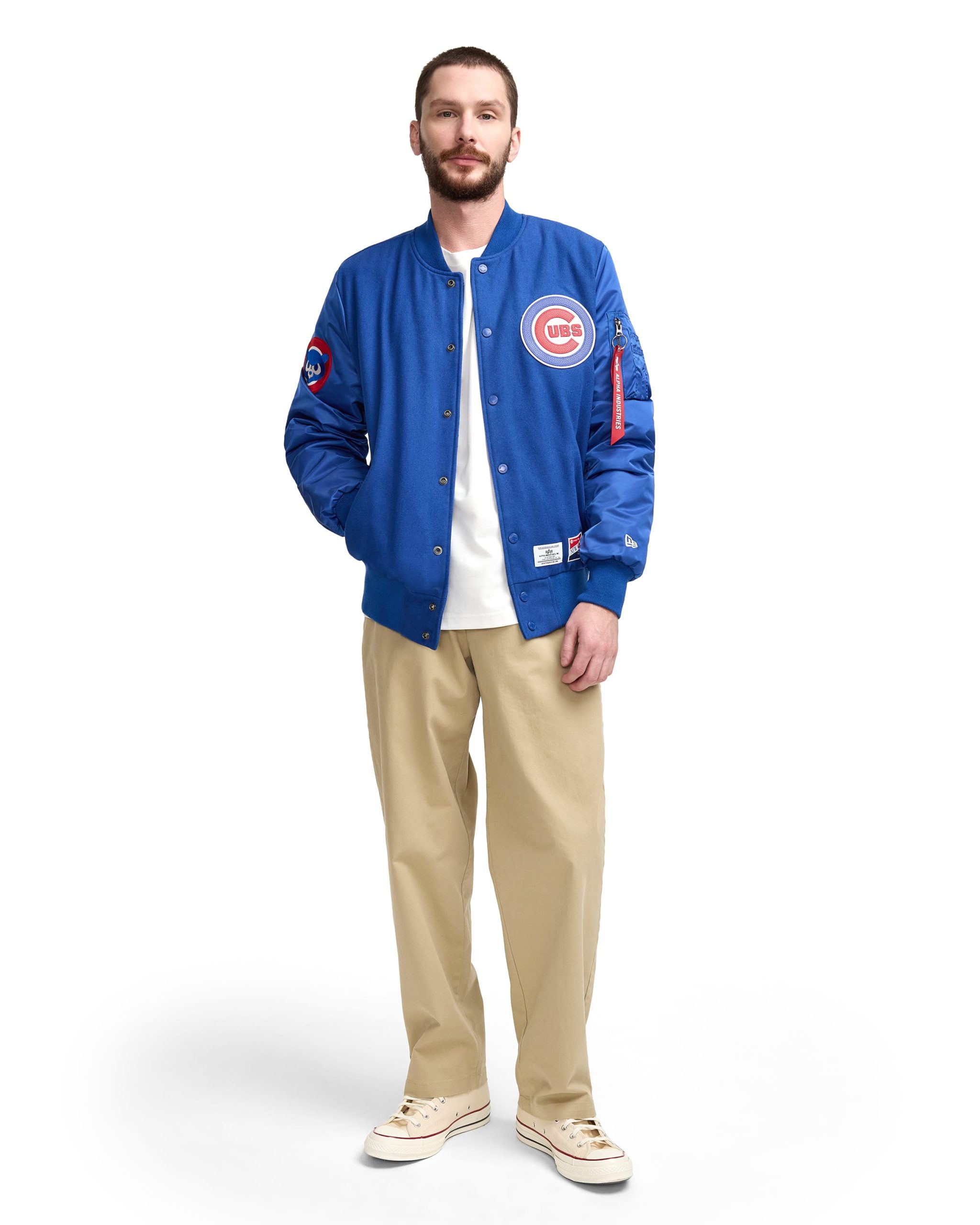 Alpha Industries x Chicago White Sox MA-1 Wool Varsity Jacket - Image 4