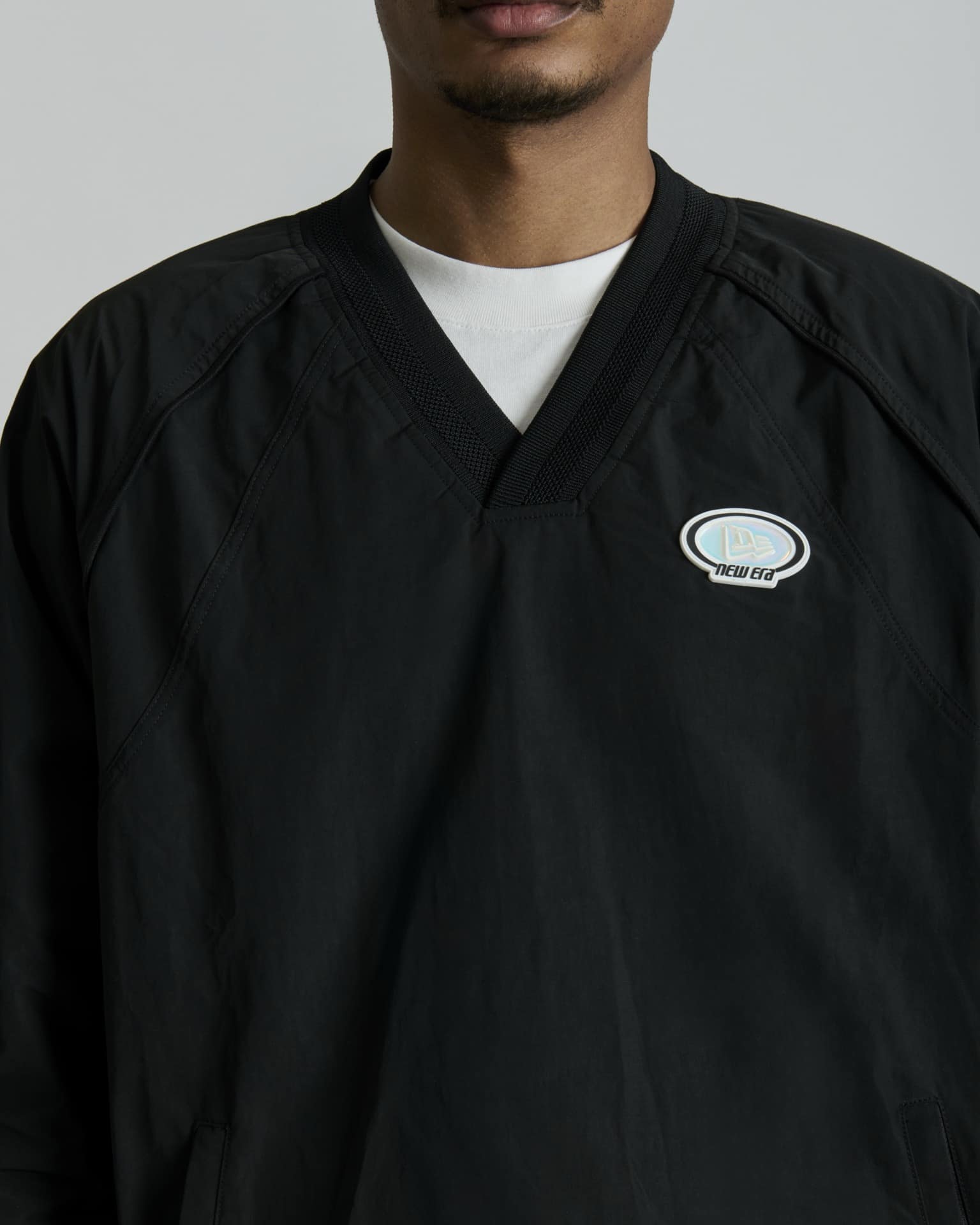 Larkin Black Track Pullover Jacket - Image 4