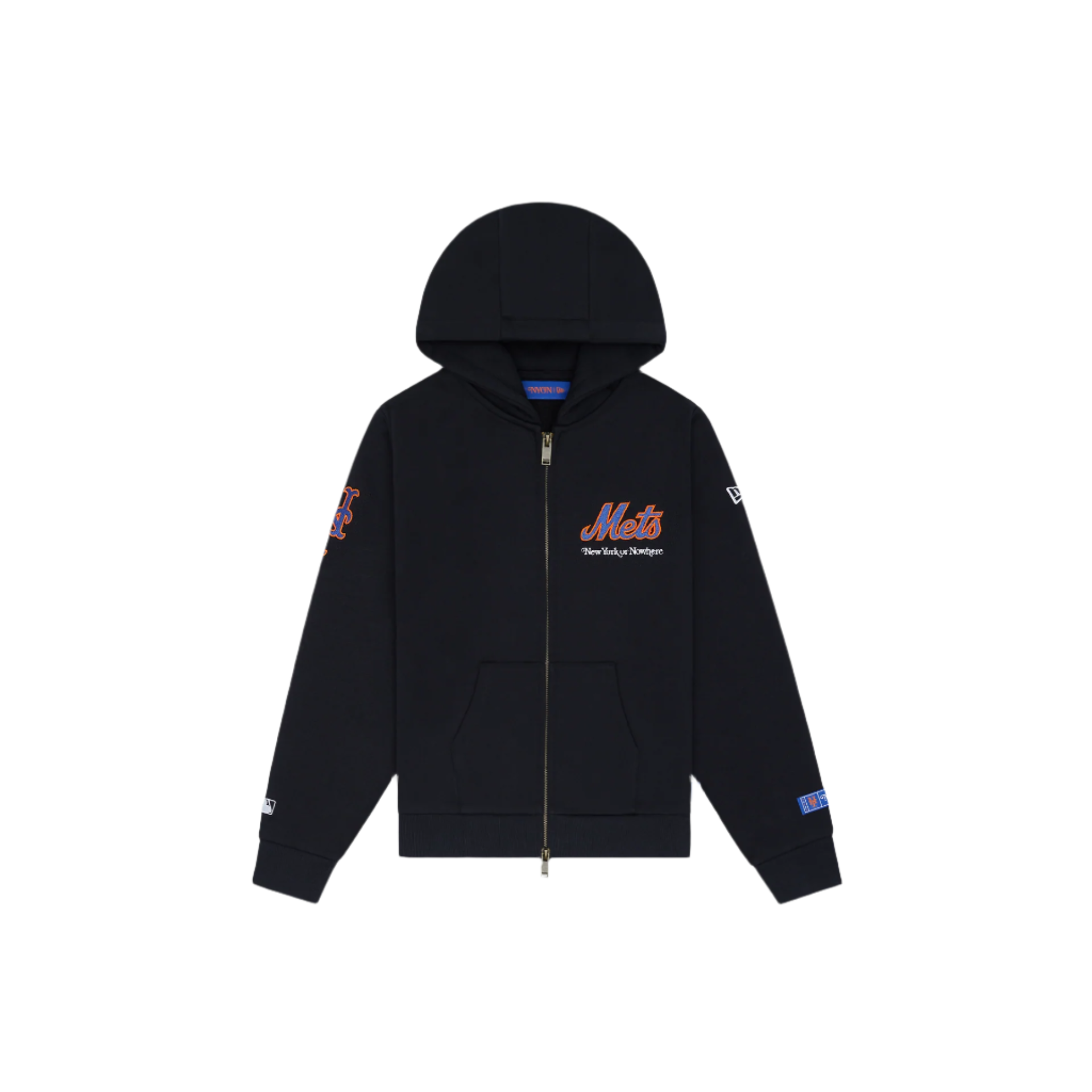 New York or Nowhere x New York Mets Youth Black Full-Zip Hoodie