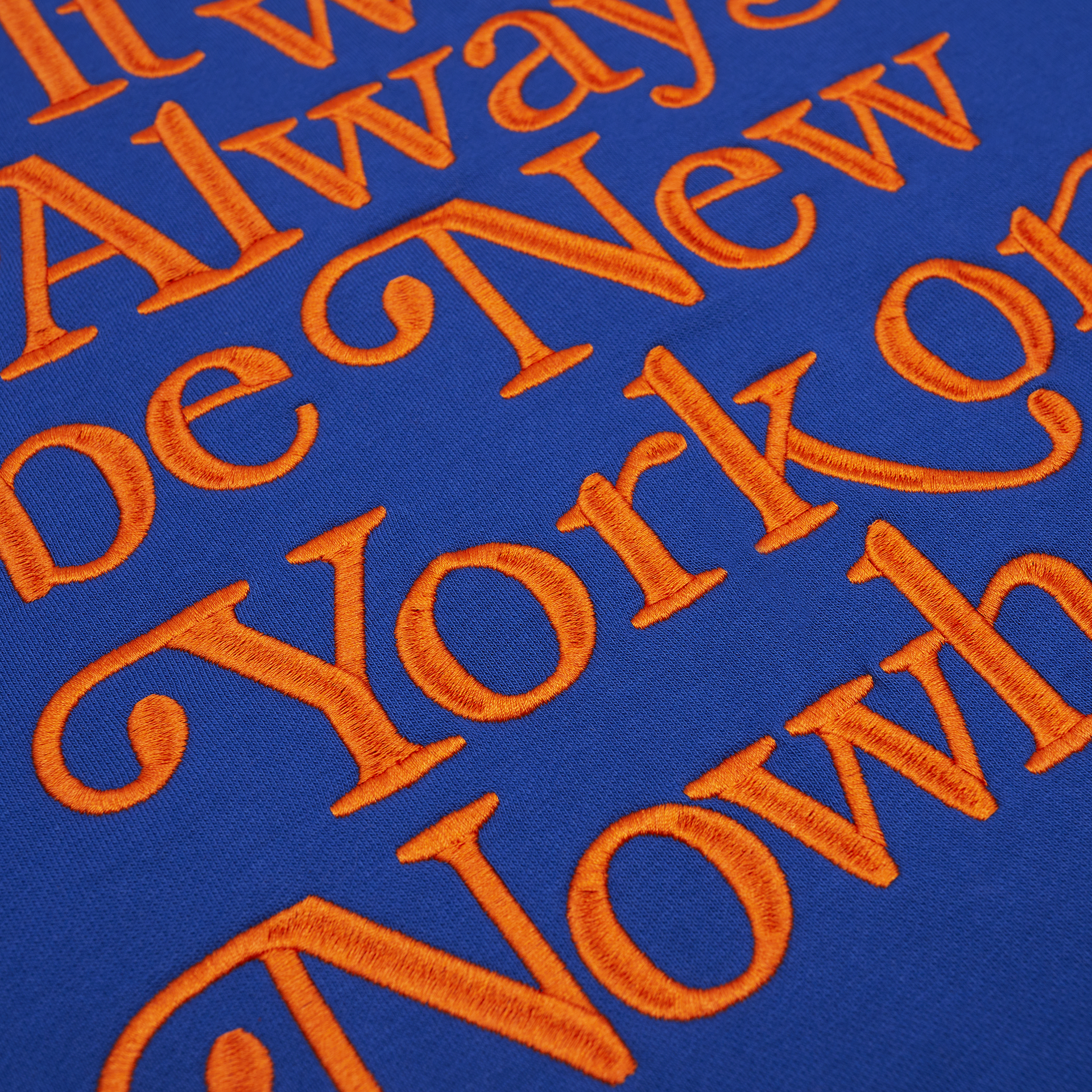 New York or Nowhere x New York Mets Light Royal Motto Hoodie - Image 4
