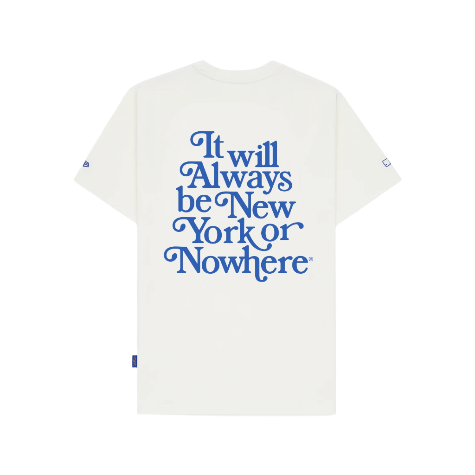 New York or Nowhere x New York Mets Chrome White T-Shirt - Image 2